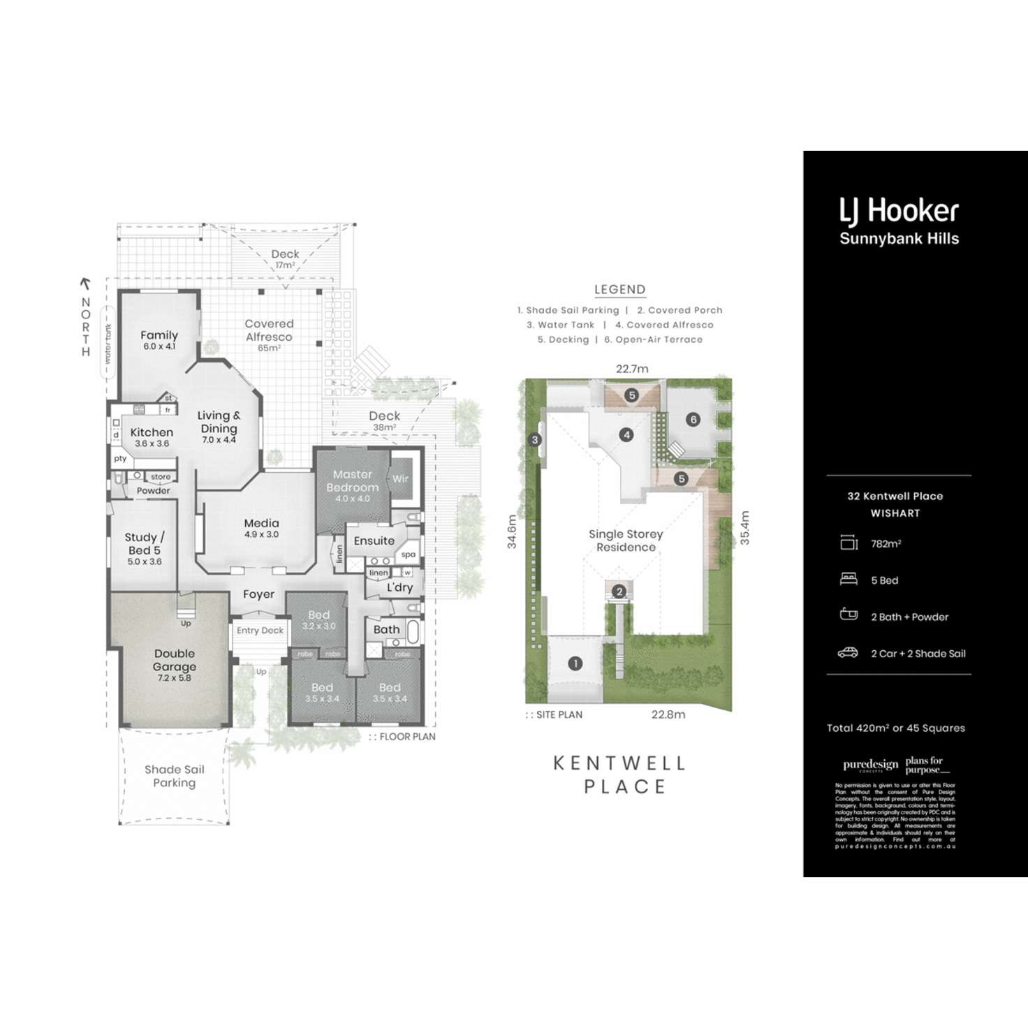 Floorplan of Homely house listing, 32 Kentwell Place, Wishart QLD 4122