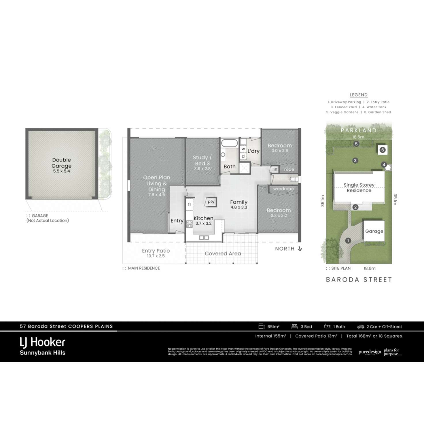 Floorplan of Homely house listing, 57 Baroda Street, Coopers Plains QLD 4108
