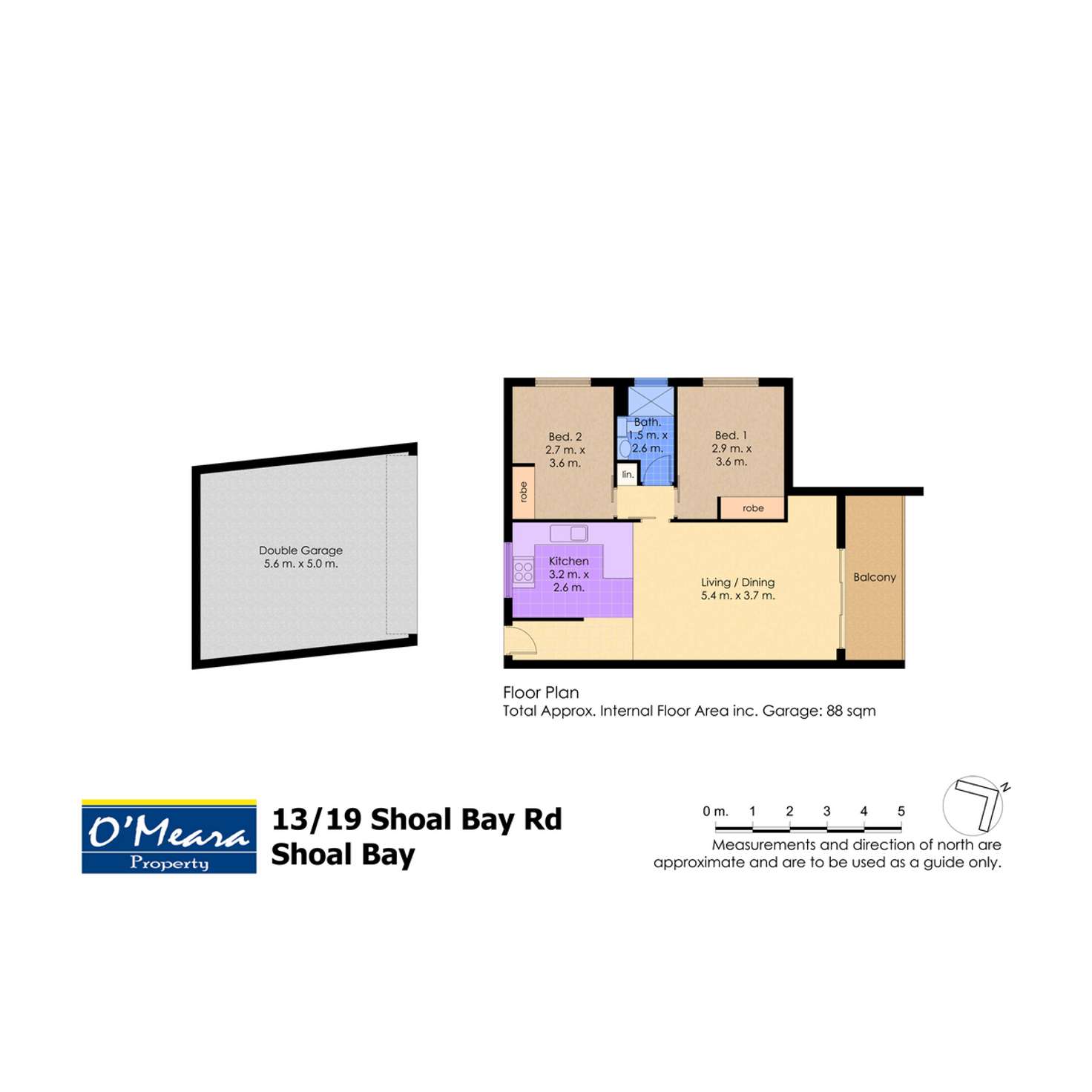 Floorplan of Homely unit listing, 13/19 Shoal Bay Road, Shoal Bay NSW 2315