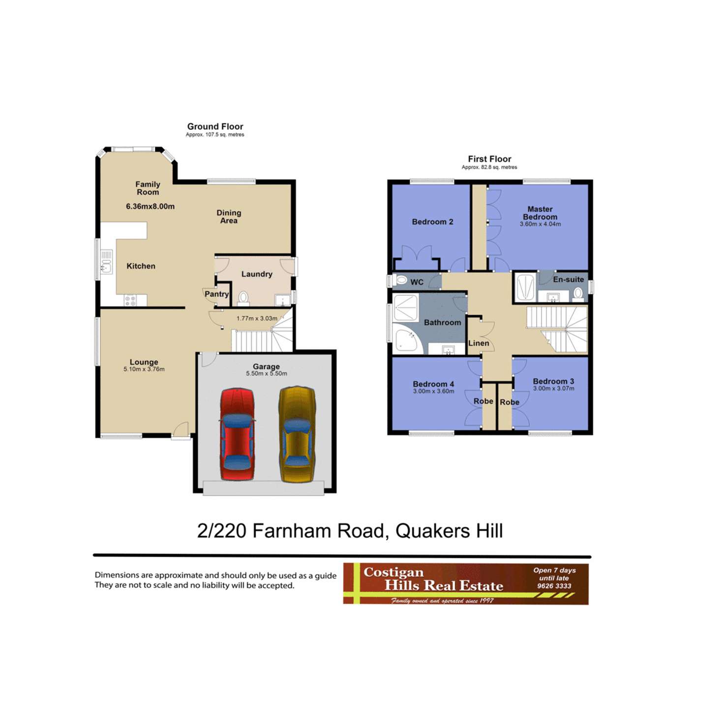 Floorplan of Homely townhouse listing, 2/220 Farnham Road, Quakers Hill NSW 2763
