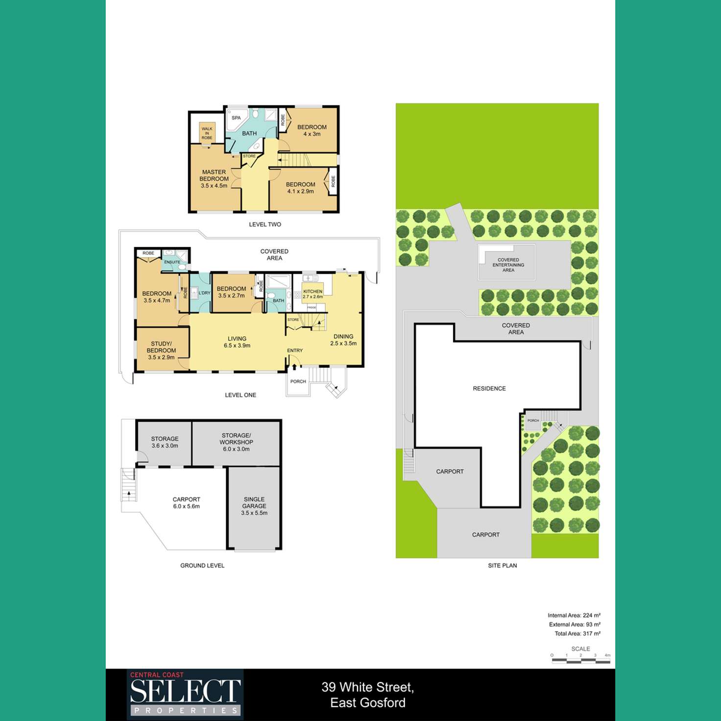 Floorplan of Homely house listing, 39 White Street, East Gosford NSW 2250