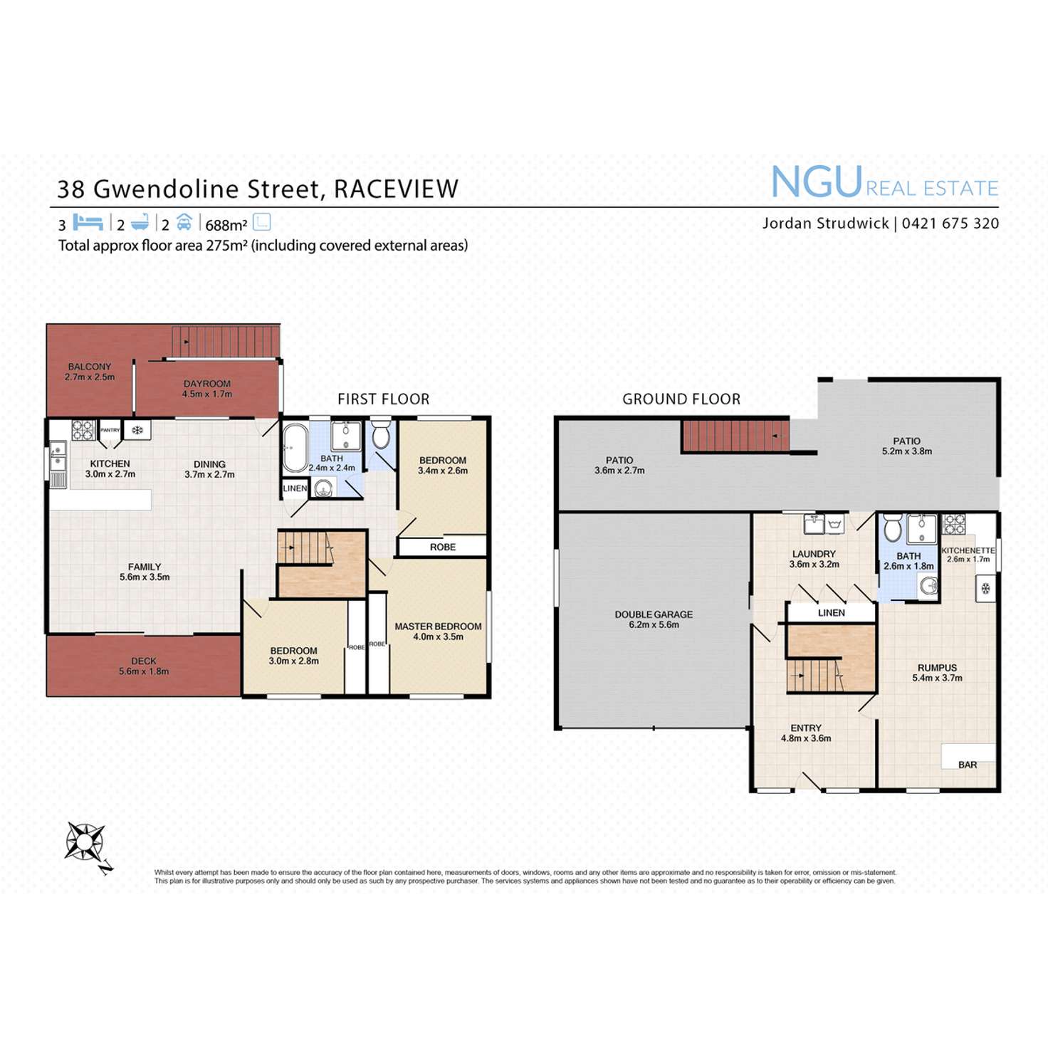 Floorplan of Homely house listing, 38 Gwendoline Street, Raceview QLD 4305