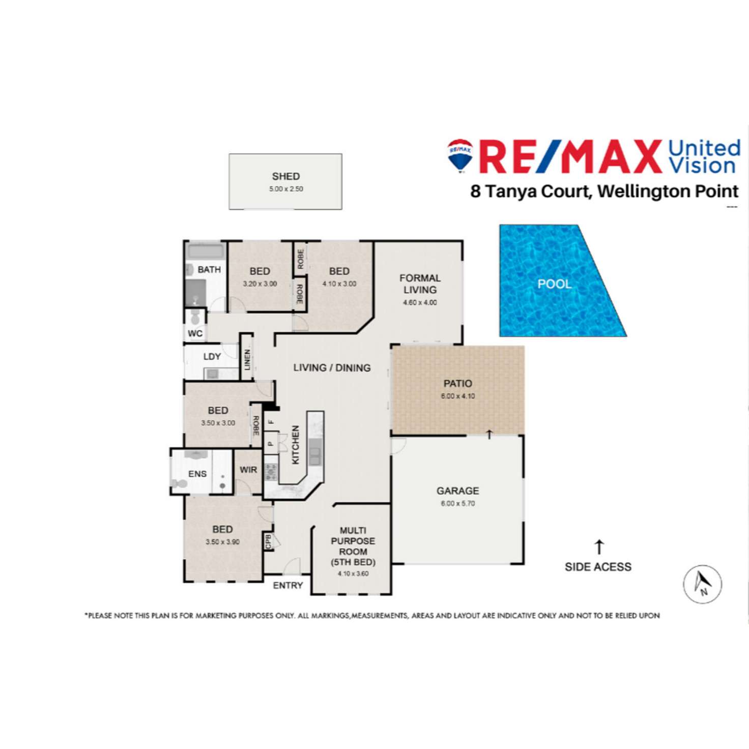 Floorplan of Homely house listing, 8 Tanya Court, Wellington Point QLD 4160