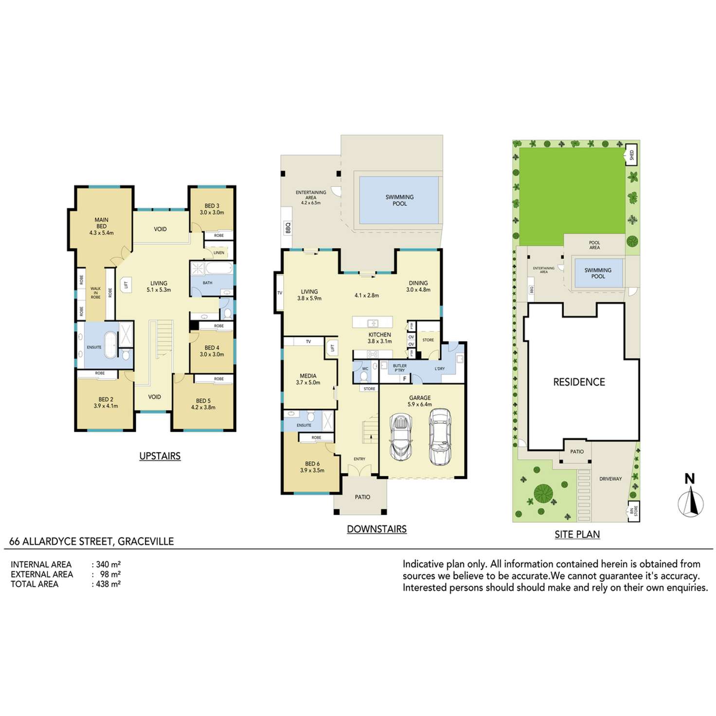 Floorplan of Homely house listing, 66 Allardyce Street, Graceville QLD 4075