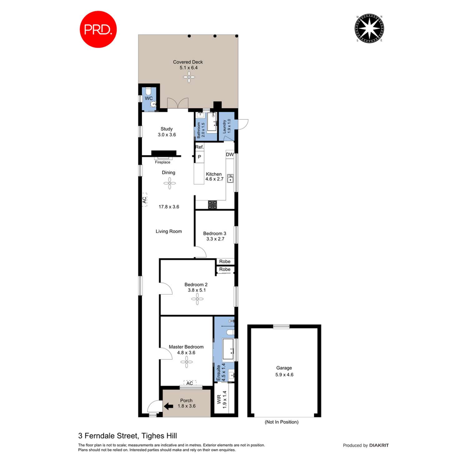 Floorplan of Homely house listing, 3 Ferndale Street, Tighes Hill NSW 2297