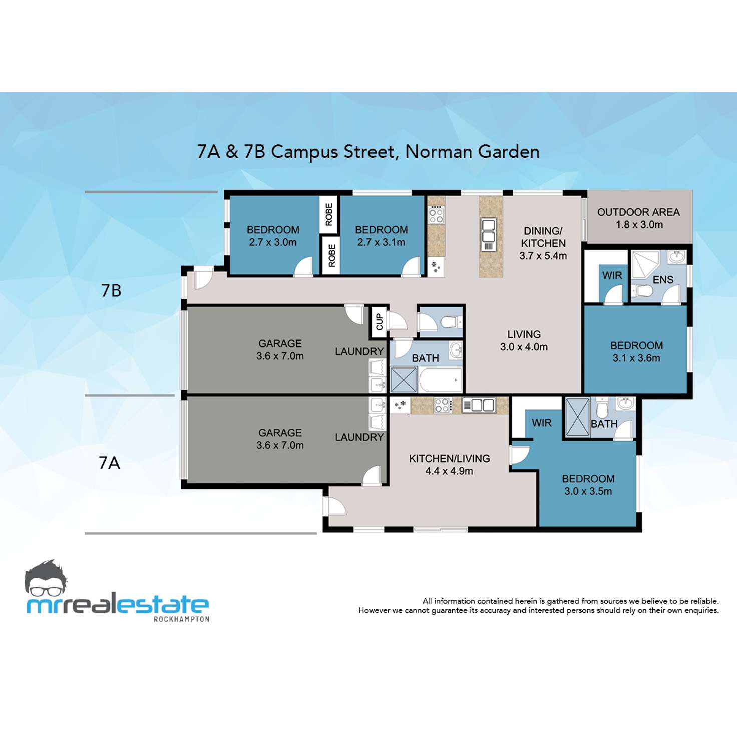 Floorplan of Homely house listing, 7 Campus Street, Norman Gardens QLD 4701