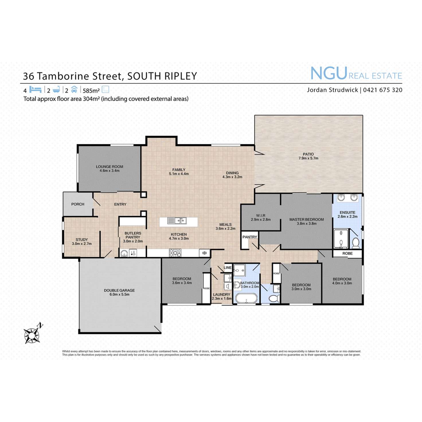 Floorplan of Homely house listing, 36 Tamborine Street, South Ripley QLD 4306