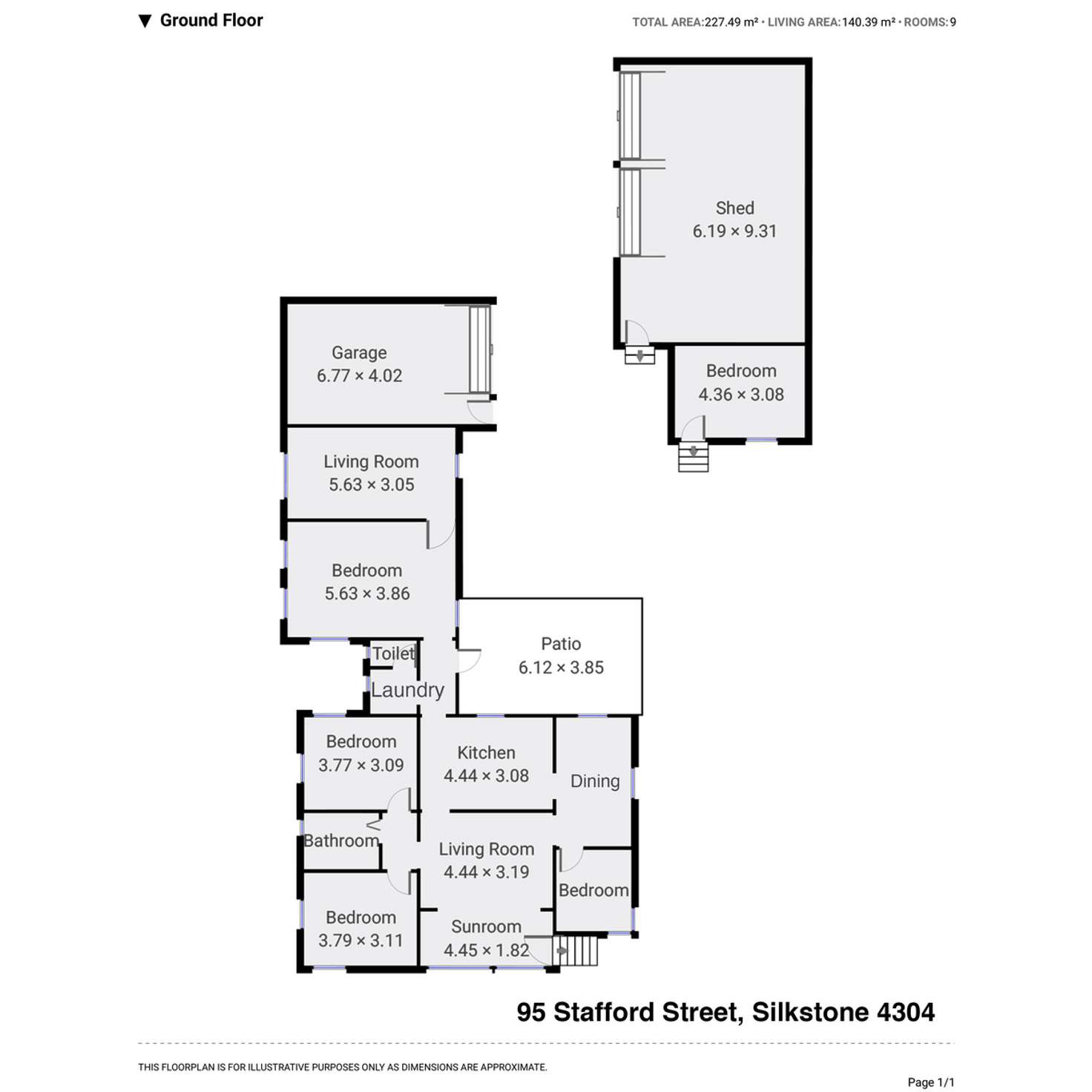 Floorplan of Homely house listing, 95 Stafford Street, Silkstone QLD 4304