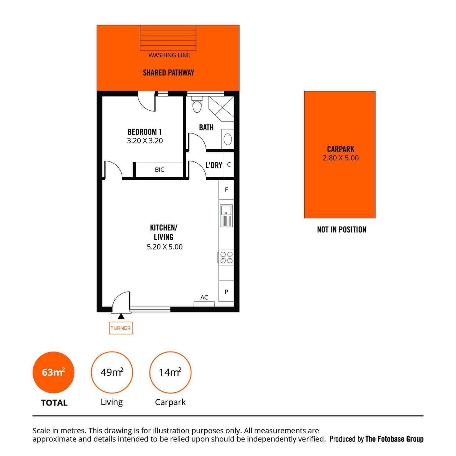 Floorplan of Homely unit listing, 4/6 Pine Avenue, Glenelg North SA 5045