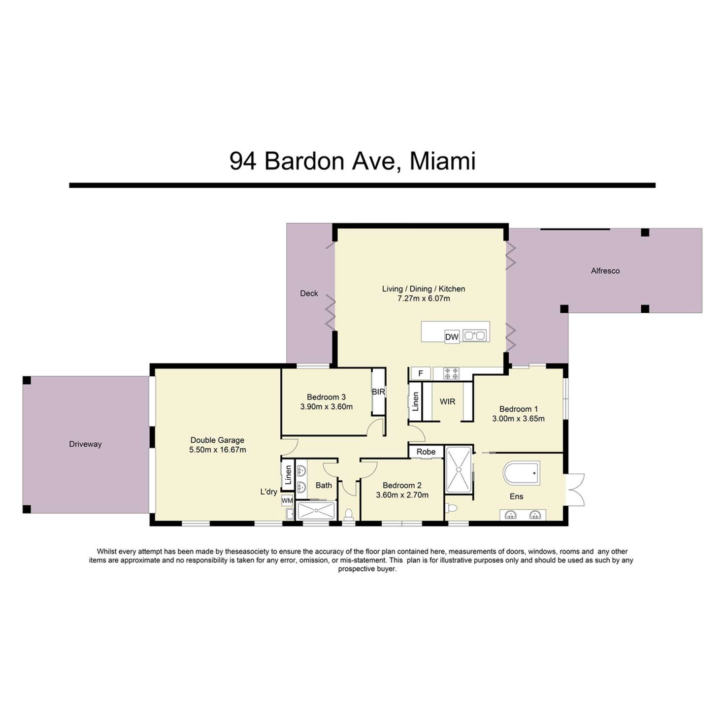 Floorplan of Homely house listing, 94 Bardon Avenue, Miami QLD 4220