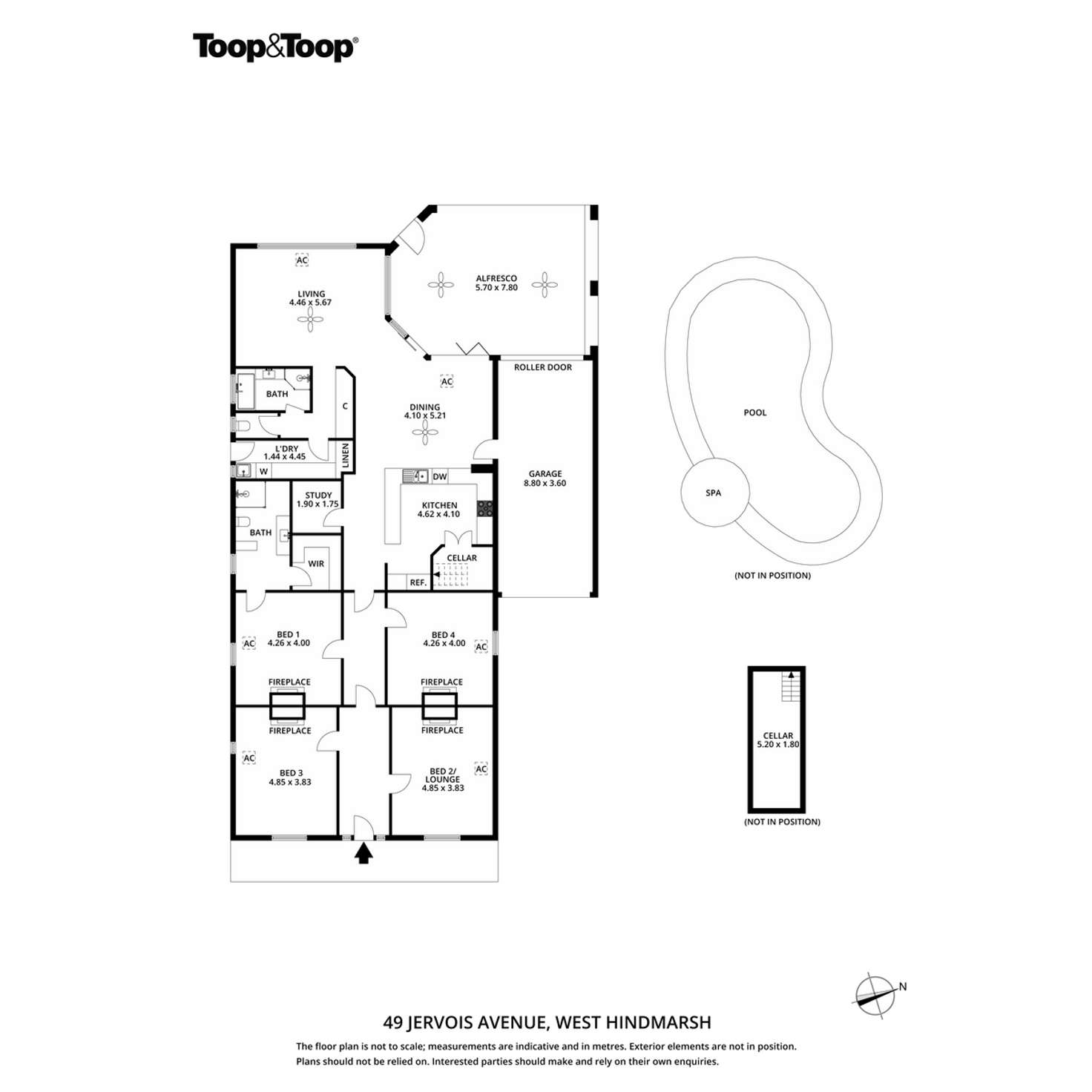 Floorplan of Homely house listing, 49 Jervois Avenue, West Hindmarsh SA 5007