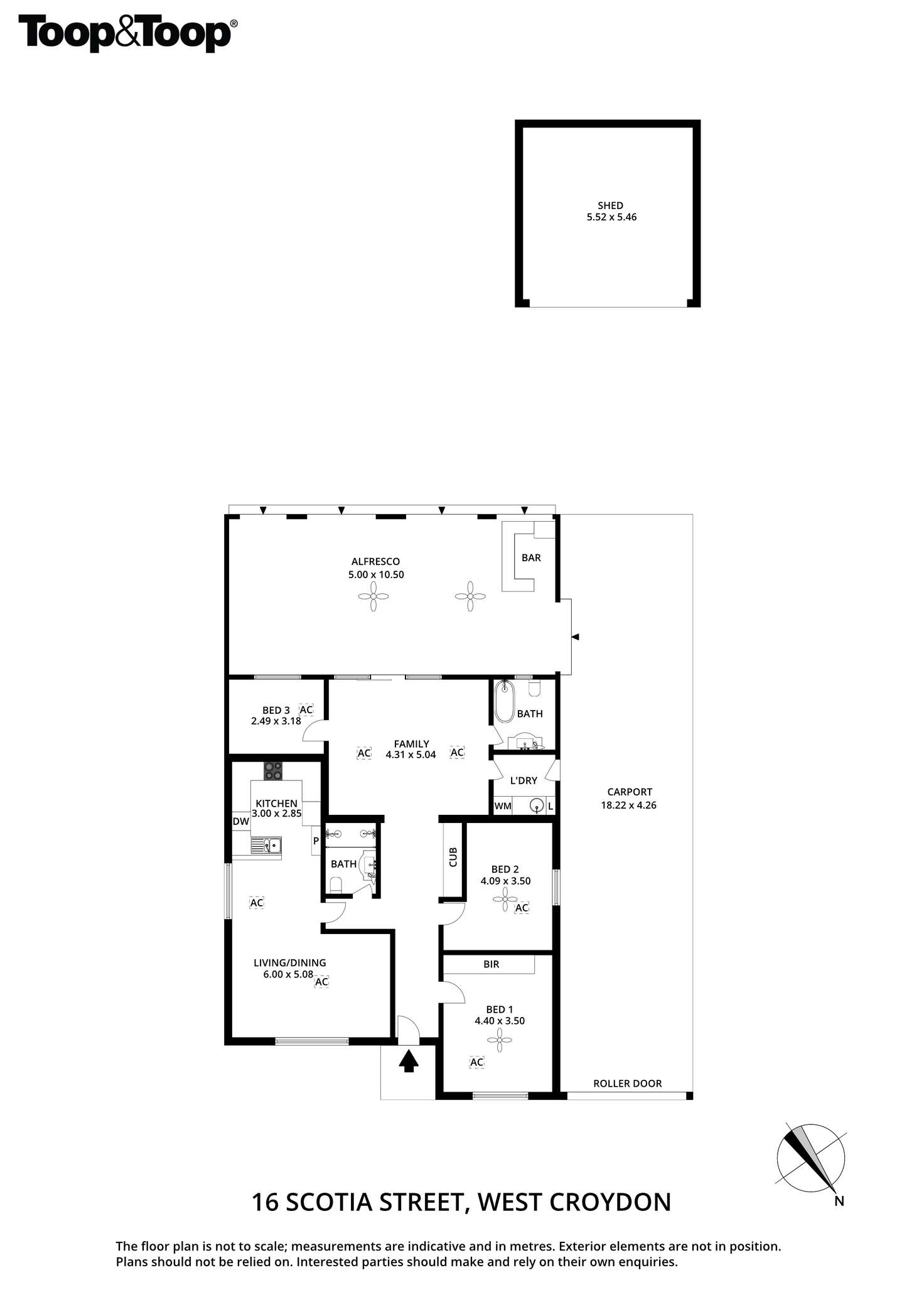 Floorplan of Homely house listing, 16 Scotia Street, West Croydon SA 5008