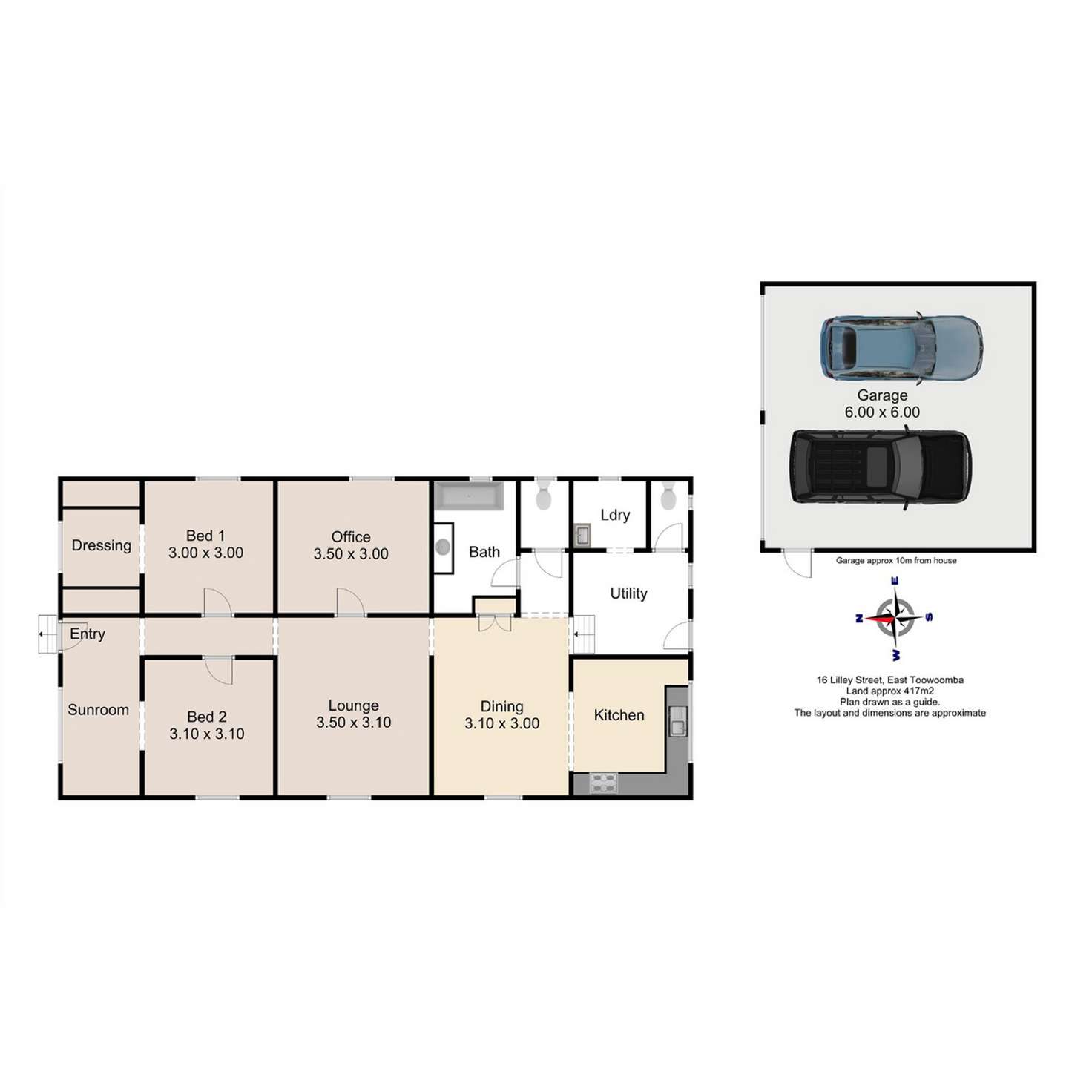 Floorplan of Homely house listing, 16 Lilley Street, East Toowoomba QLD 4350
