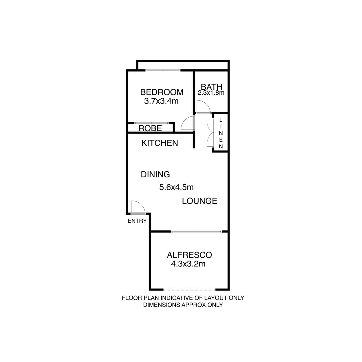 Floorplan of Homely apartment listing, 307/28 Masters Street, Newstead QLD 4006