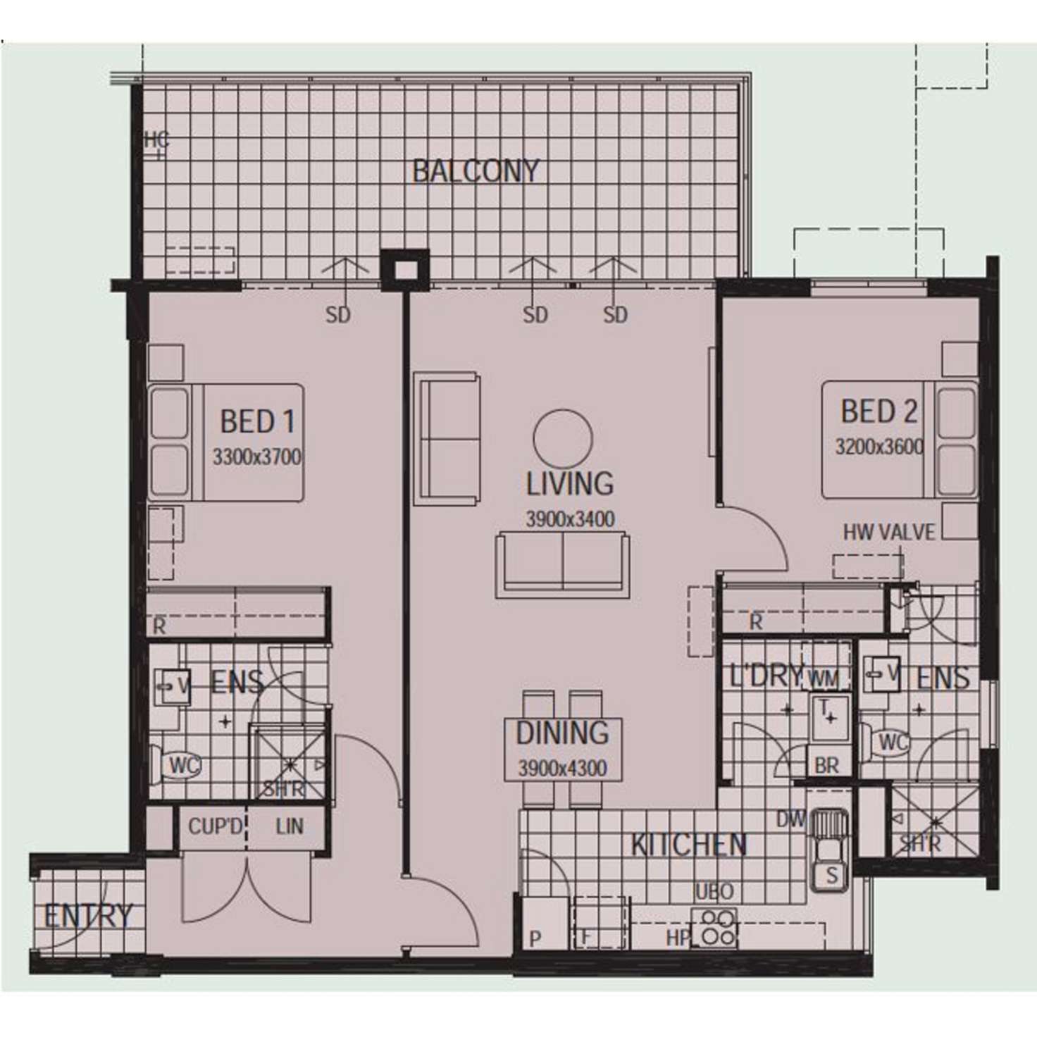 Floorplan of Homely apartment listing, 78/23 Sharpe Avenue, Pegs Creek WA 6714