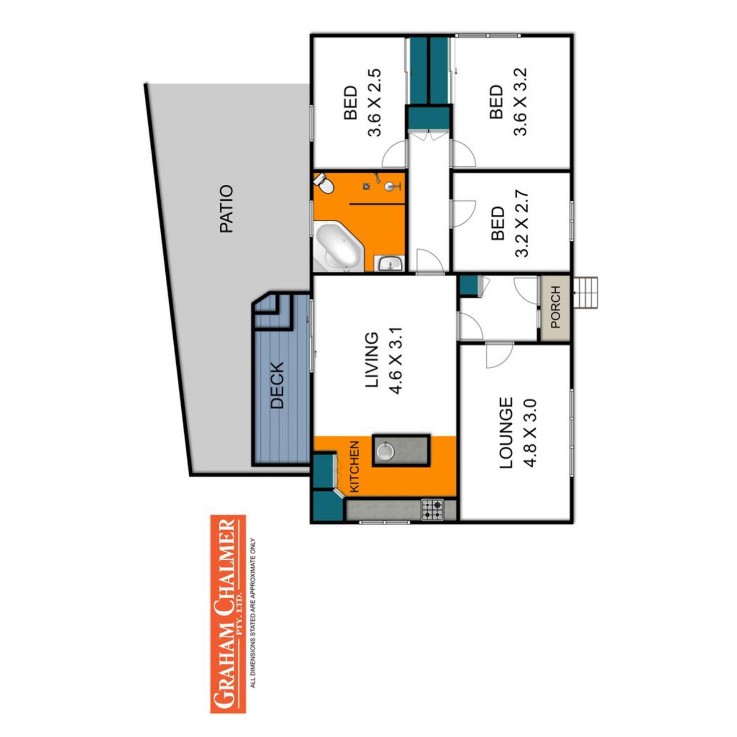 Floorplan of Homely house listing, 13 Dugan Street, Sale VIC 3850