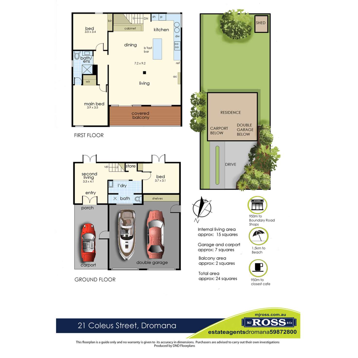 Floorplan of Homely house listing, 21 Coleus Street, Dromana VIC 3936