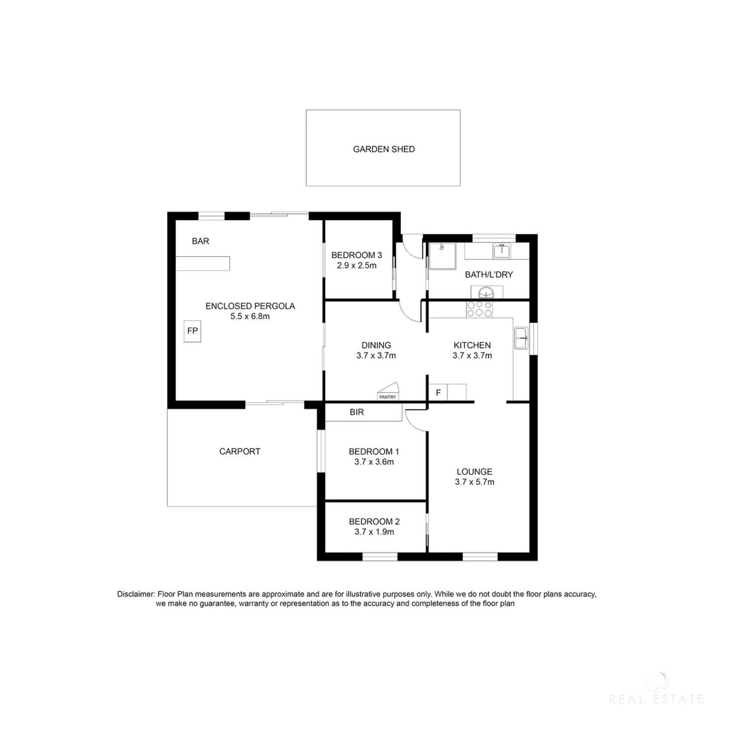 Floorplan of Homely house listing, 80 Cardinia Street, Mount Gambier SA 5290