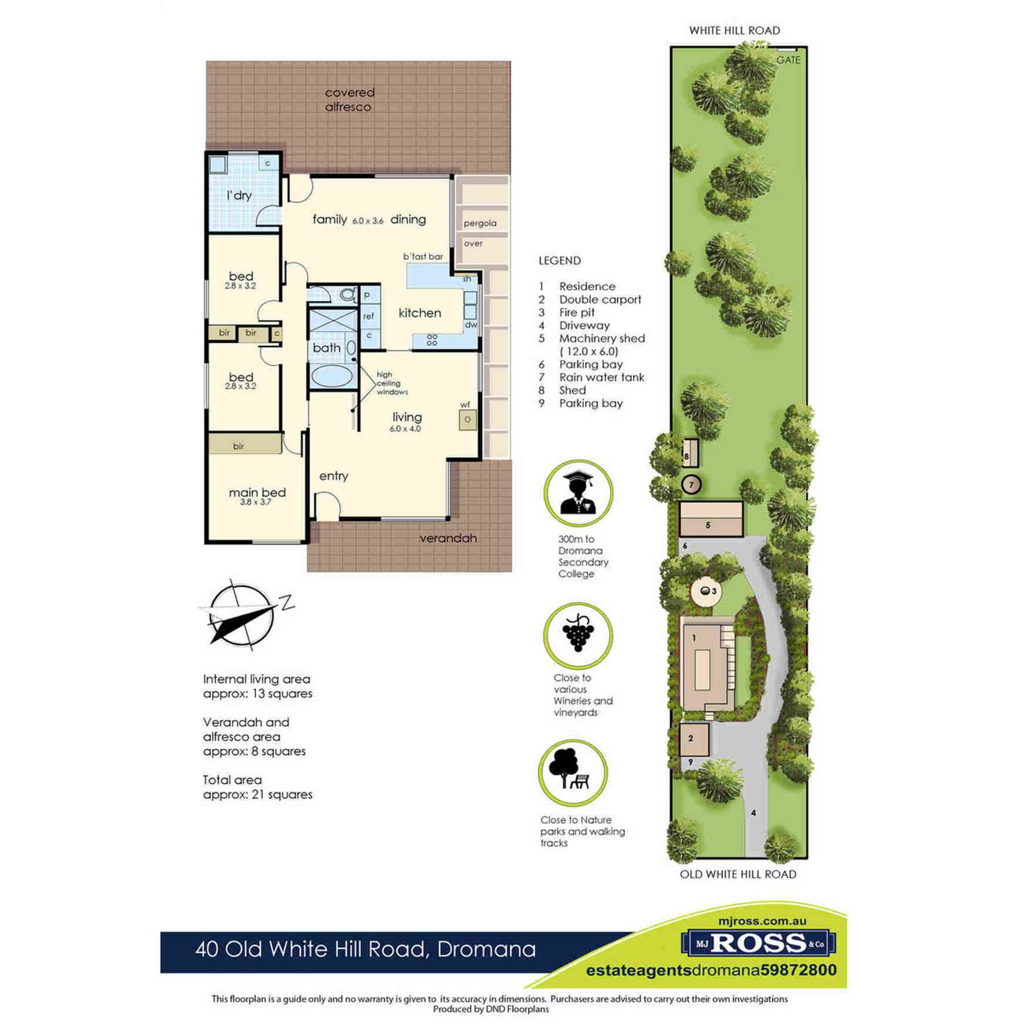 Floorplan of Homely house listing, 40 Old White Hill Road, Dromana VIC 3936
