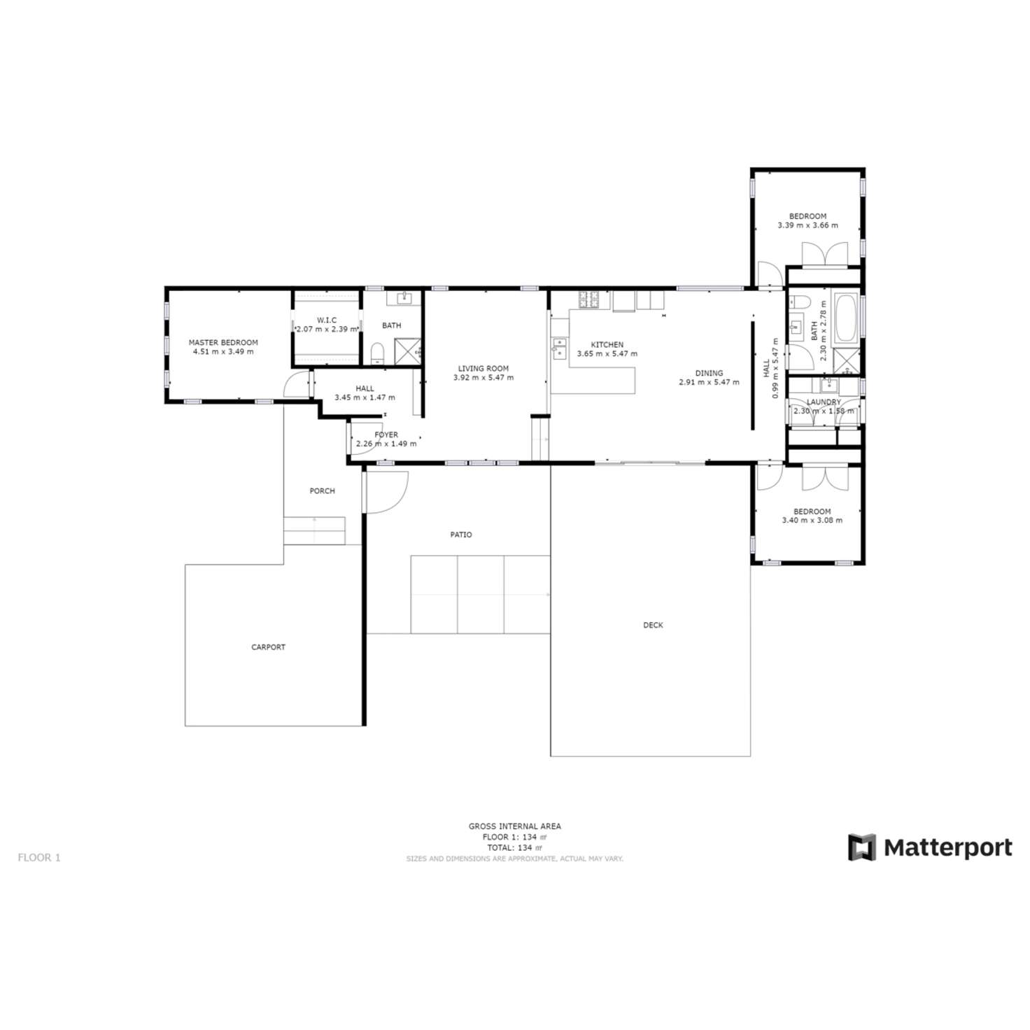 Floorplan of Homely house listing, 57 Bells Flat Road, Yackandandah VIC 3749