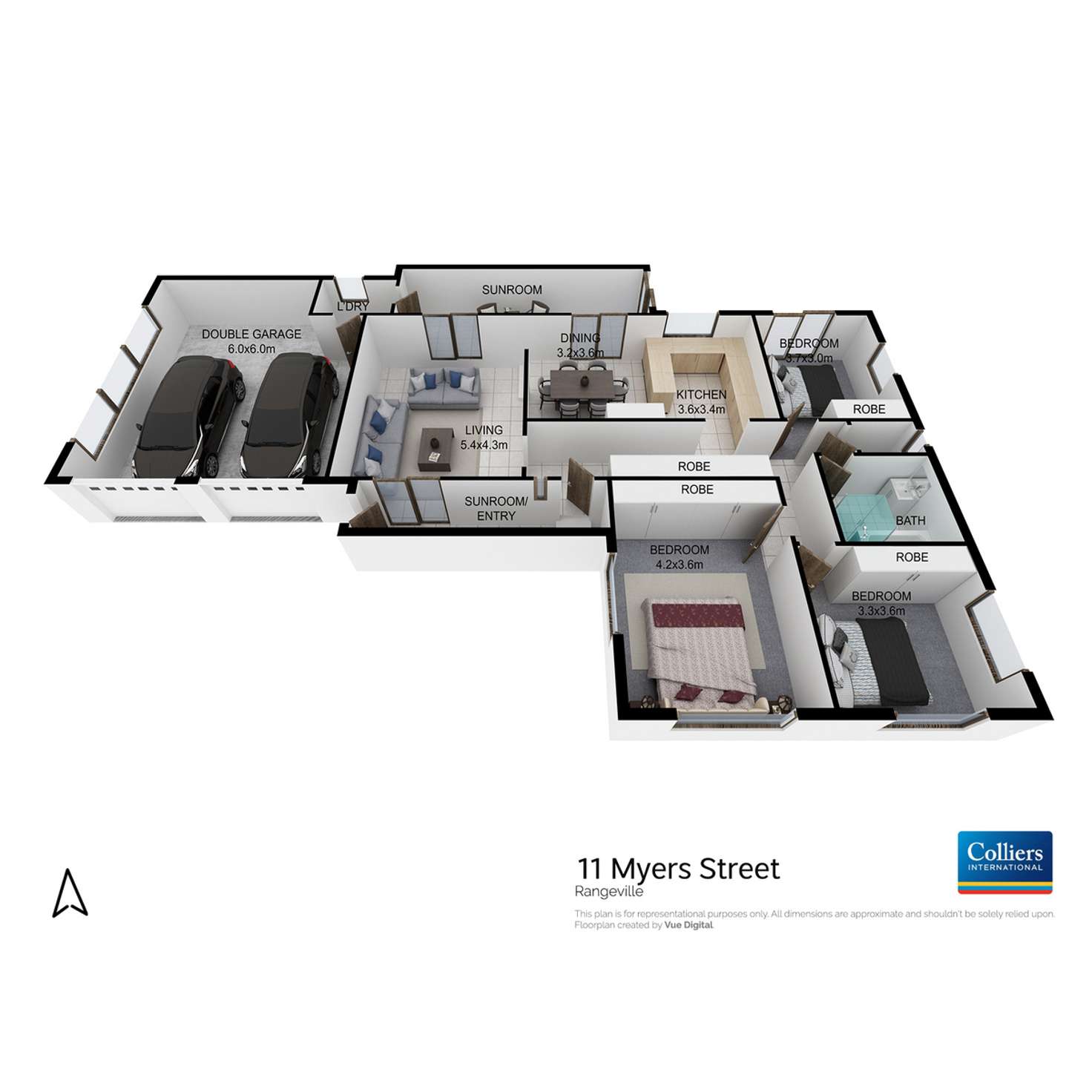 Floorplan of Homely house listing, 11 Myers Street, Rangeville QLD 4350