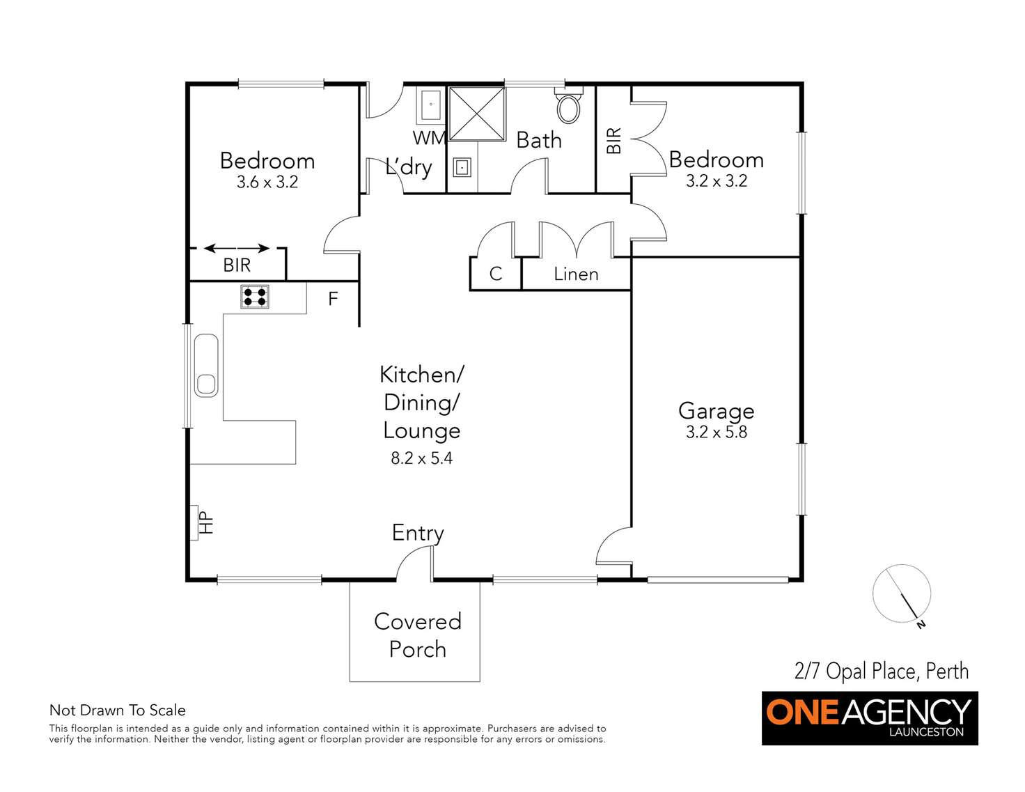 Floorplan of Homely house listing, 2/7 Opal Place, Perth TAS 7300