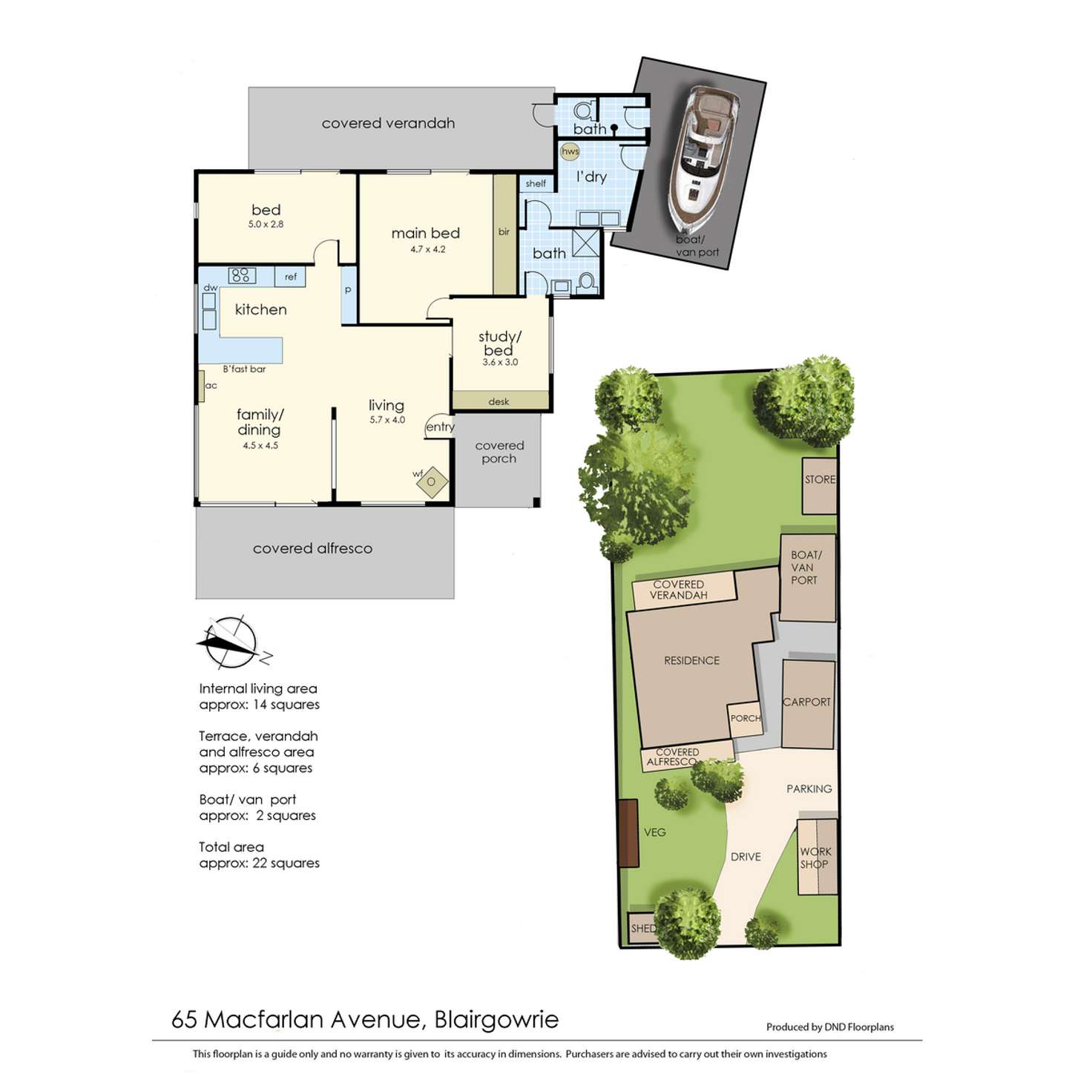 Floorplan of Homely house listing, 65 Macfarlan Avenue, Blairgowrie VIC 3942