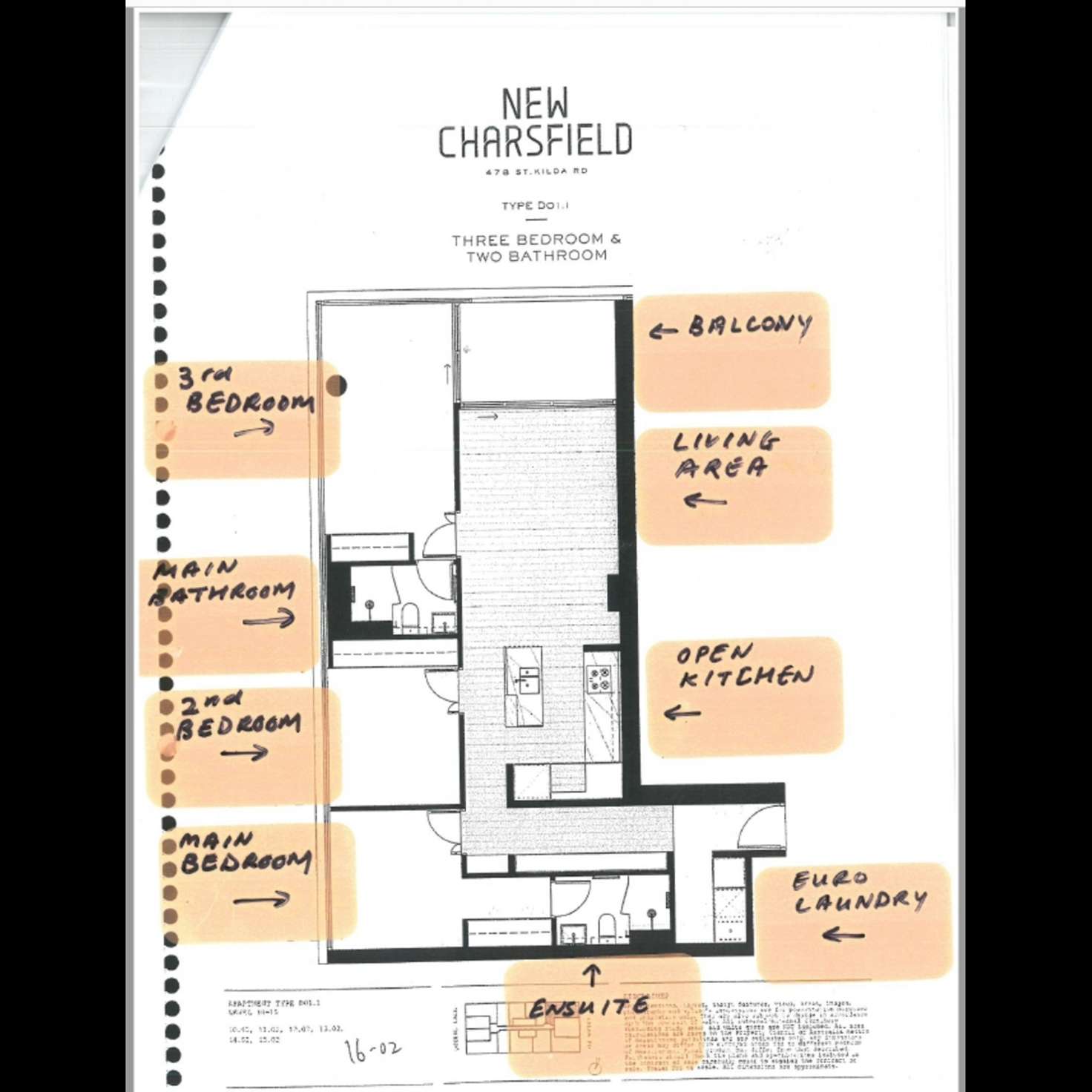 Floorplan of Homely apartment listing, 1602/478 St Kilda Road, Melbourne VIC 3004
