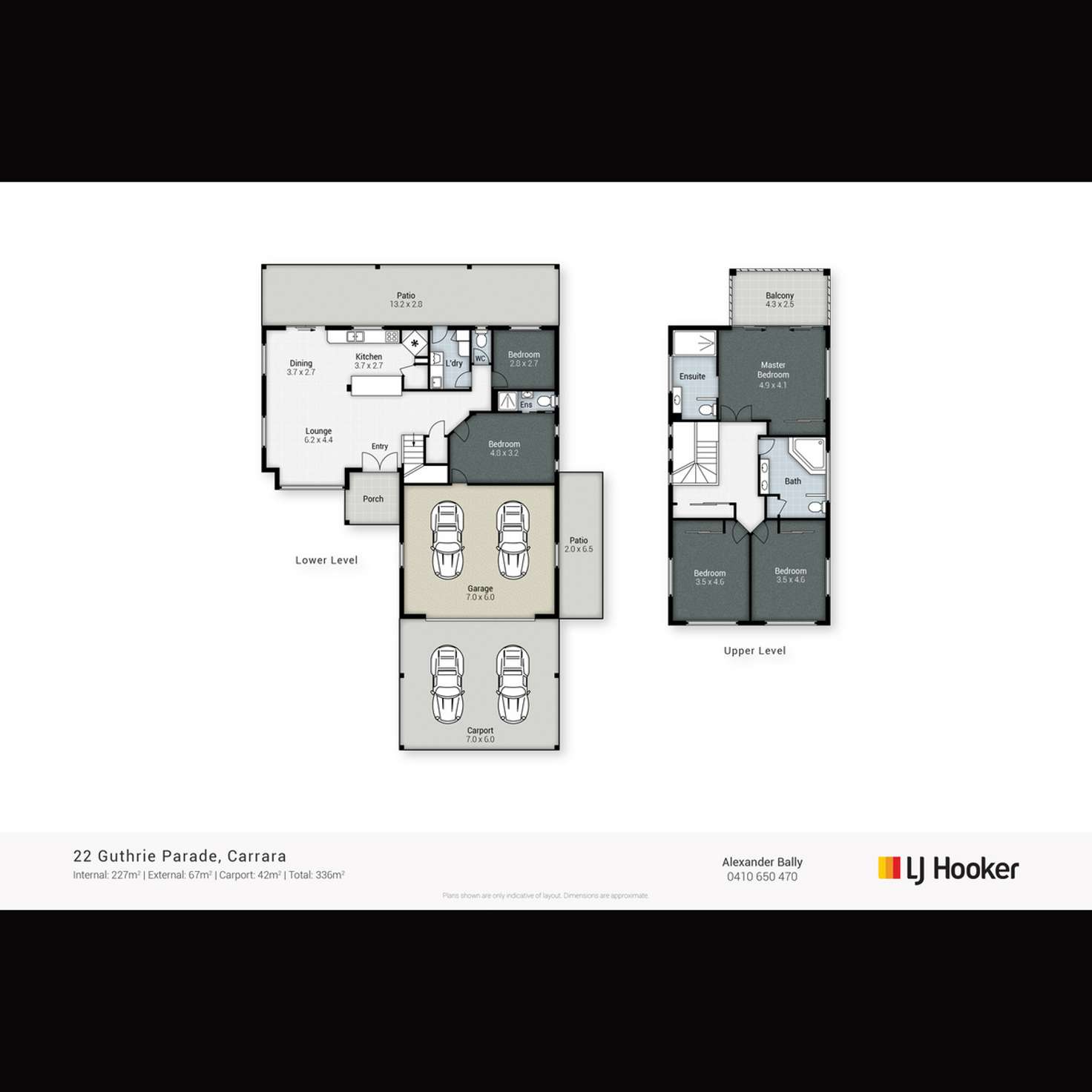 Floorplan of Homely house listing, 22 Guthrie Parade, Carrara QLD 4211