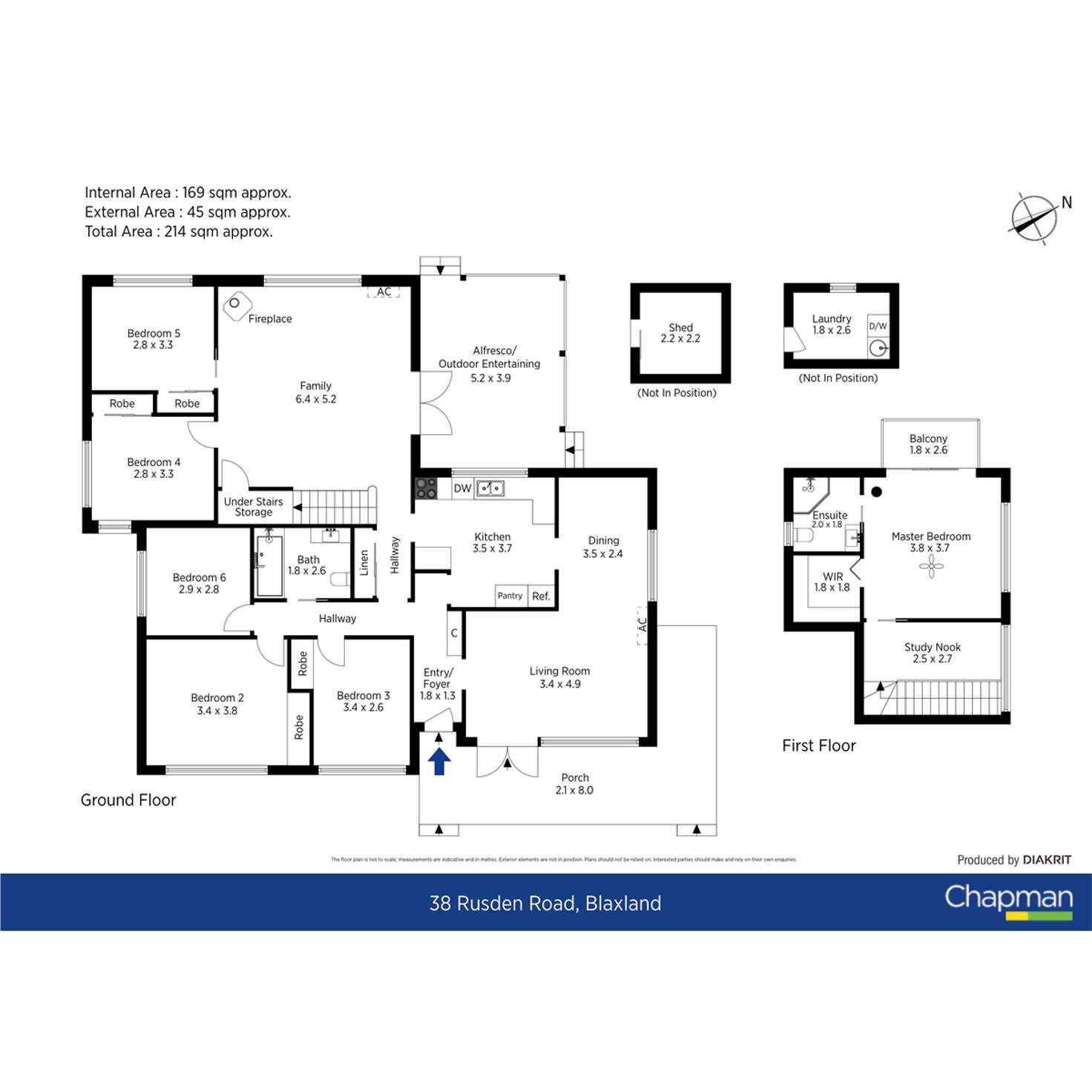 Floorplan of Homely house listing, 38 Rusden Road, Blaxland NSW 2774