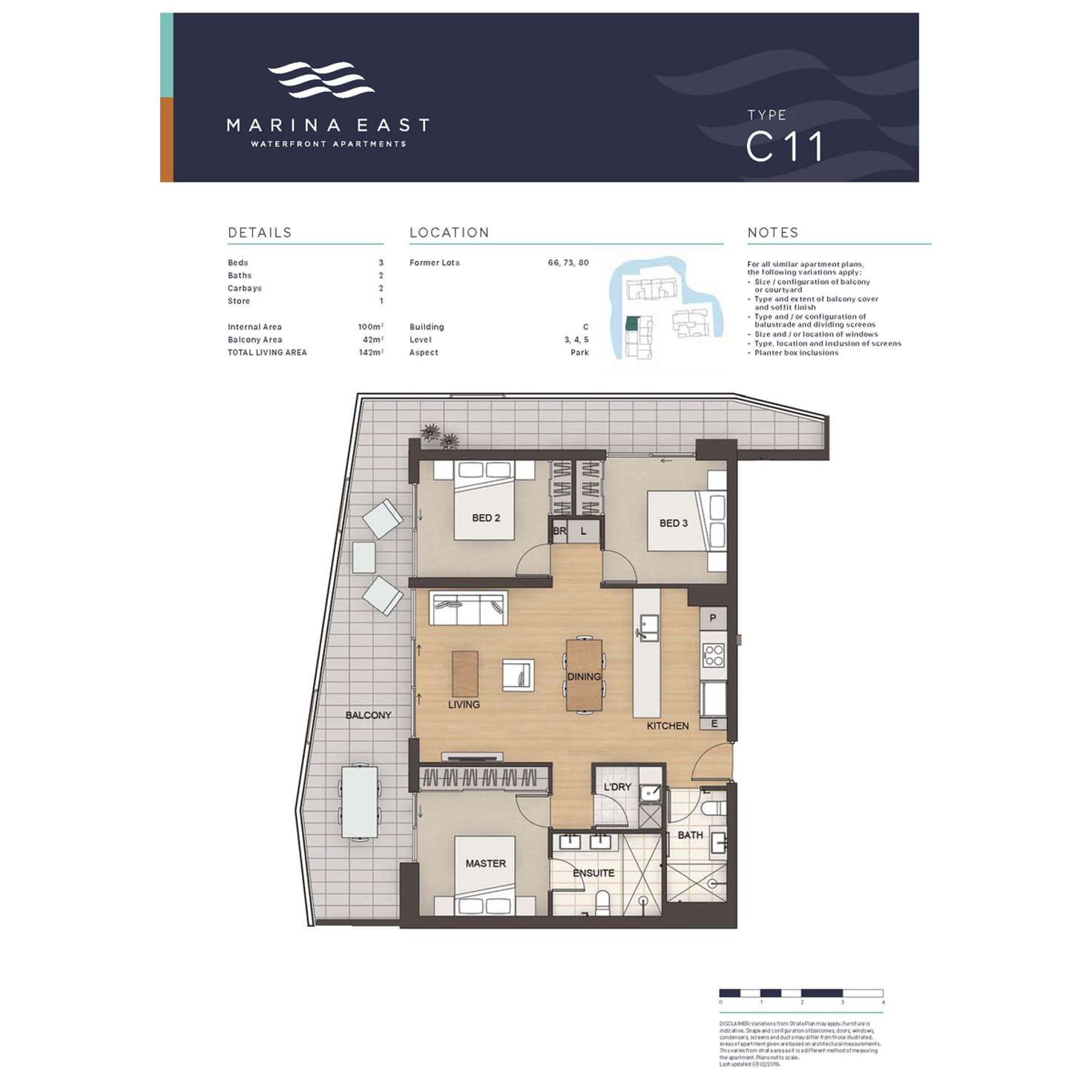 Floorplan of Homely apartment listing, 77/16 Marina Drive, Ascot WA 6104