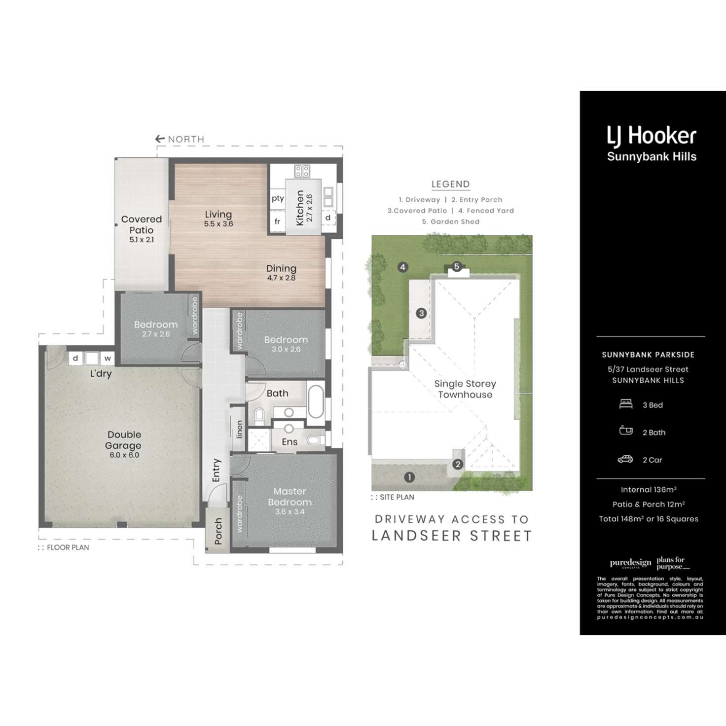 Floorplan of Homely villa listing, 5/37 Landseer Street, Sunnybank Hills QLD 4109