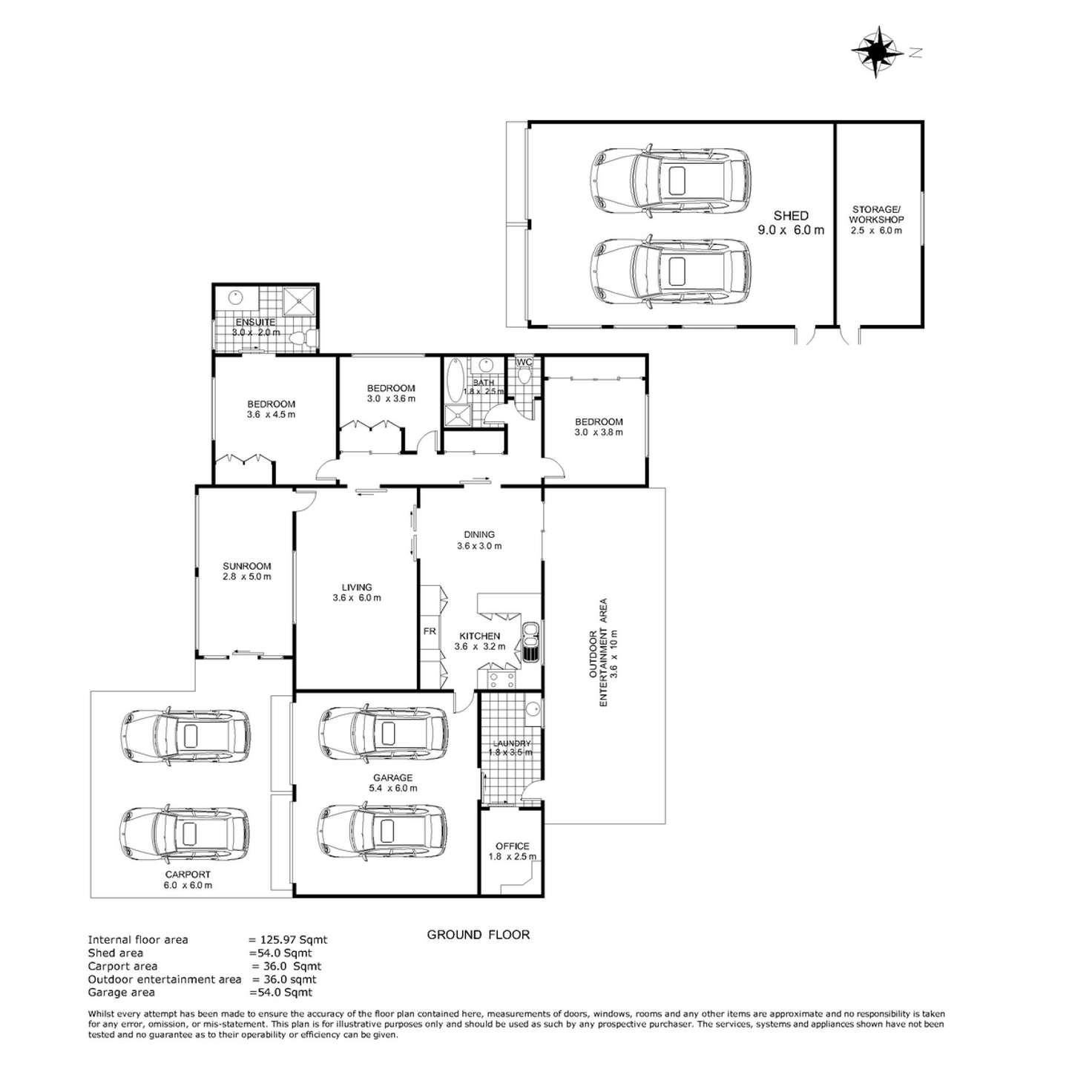 Floorplan of Homely house listing, 8B Cawdor Drive, Highfields QLD 4352