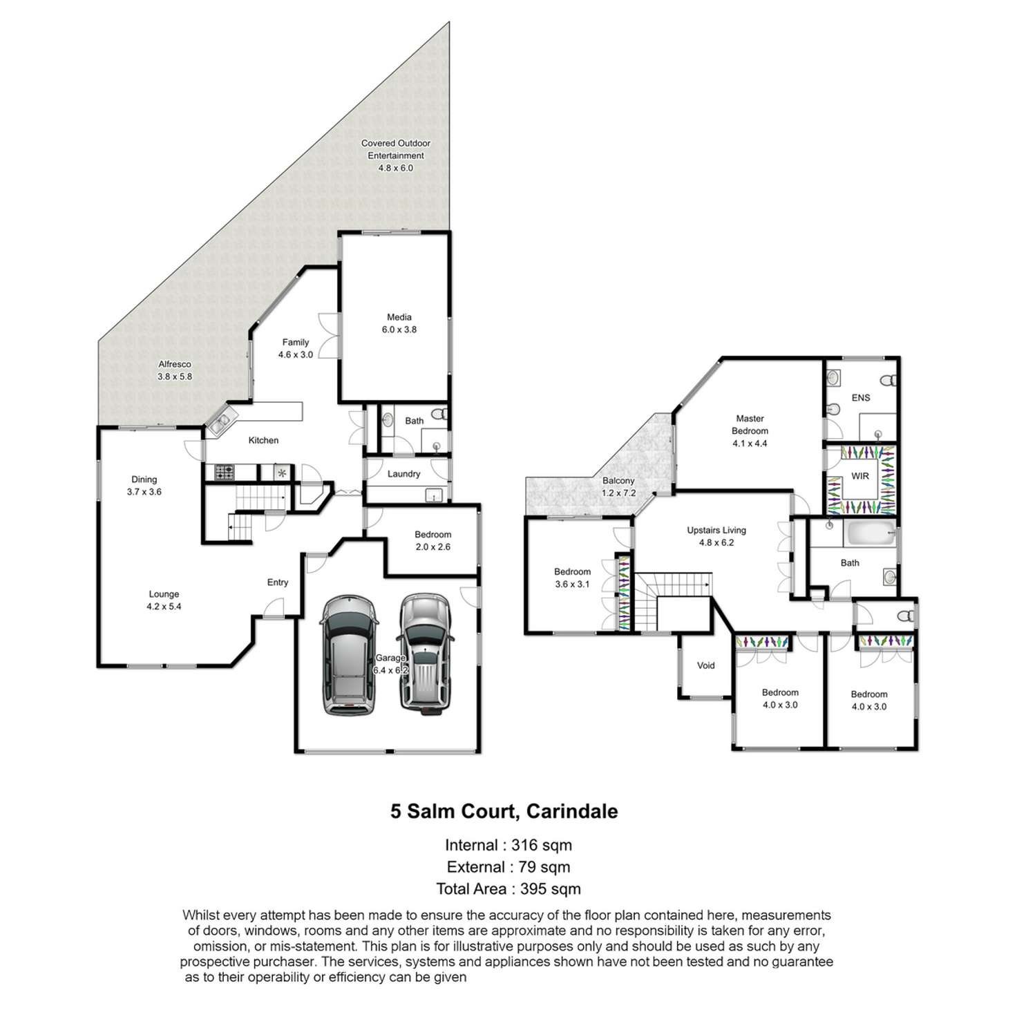 Floorplan of Homely house listing, 5 Salm Court, Carindale QLD 4152