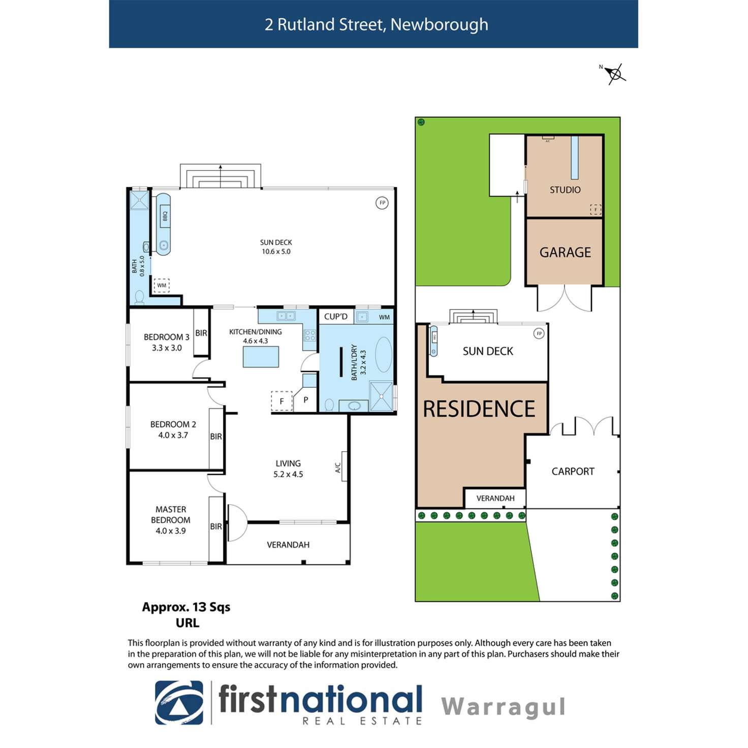 Floorplan of Homely house listing, 2 Rutland Street, Newborough VIC 3825