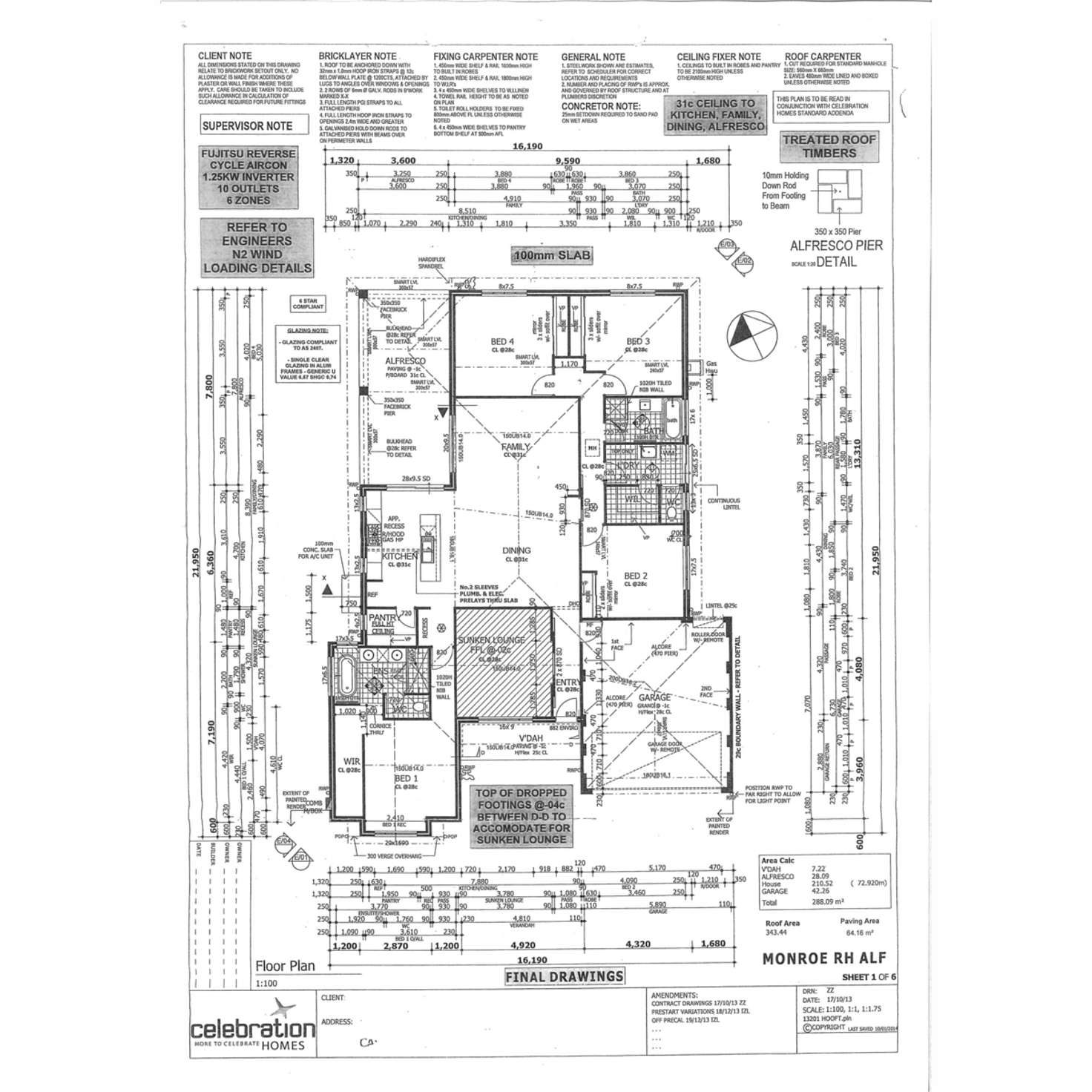 Floorplan of Homely house listing, 6 Arinto Court, Caversham WA 6055