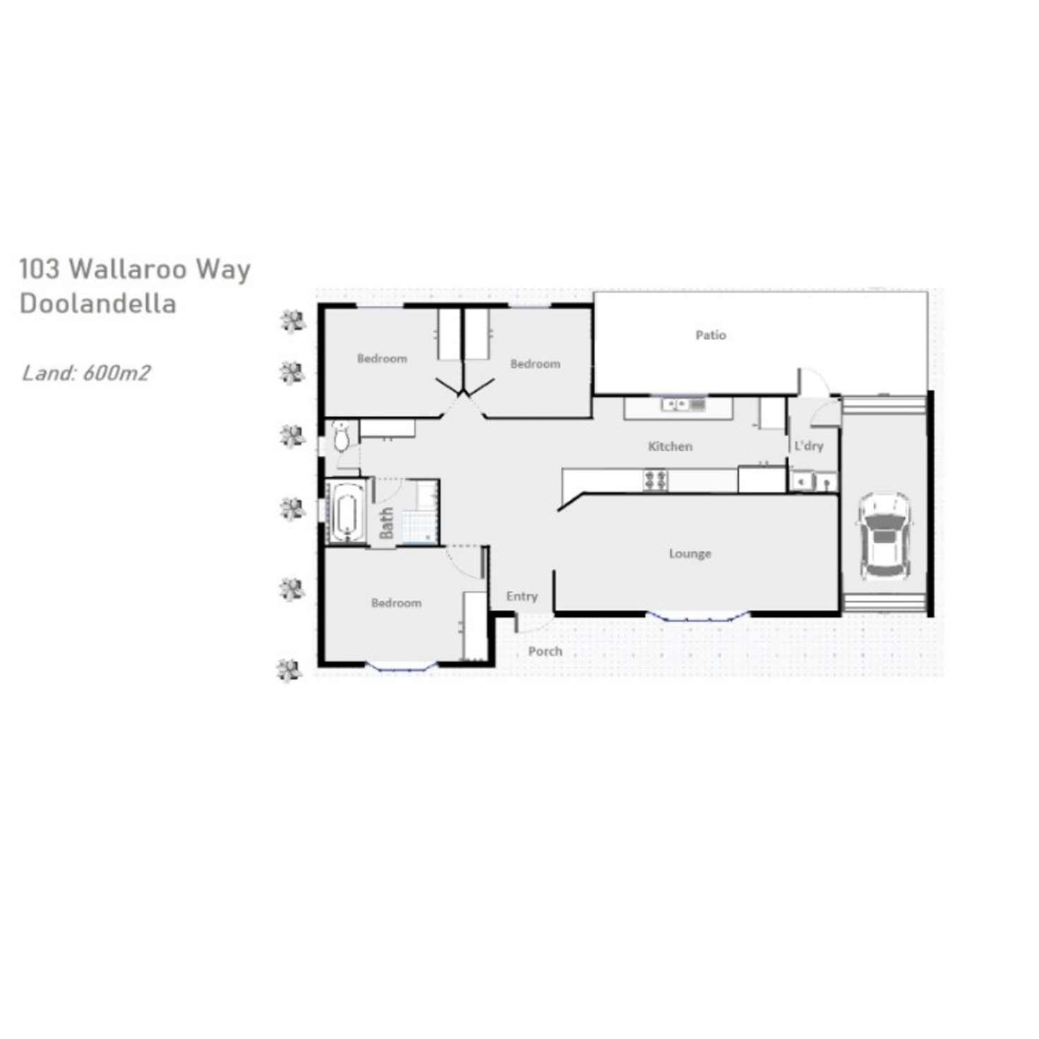Floorplan of Homely house listing, 103 Wallaroo Way, Doolandella QLD 4077