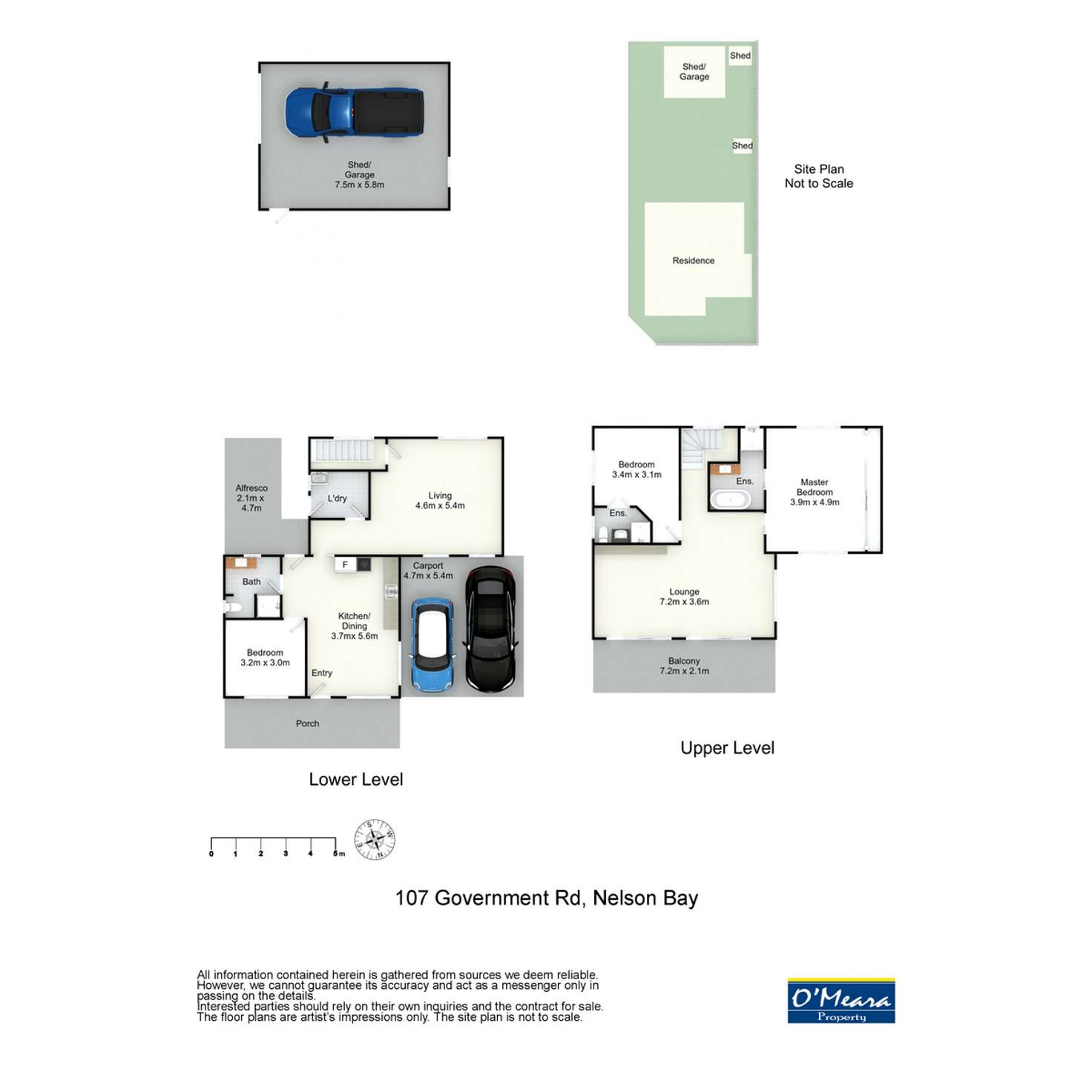 Floorplan of Homely house listing, 107 Government Road, Nelson Bay NSW 2315