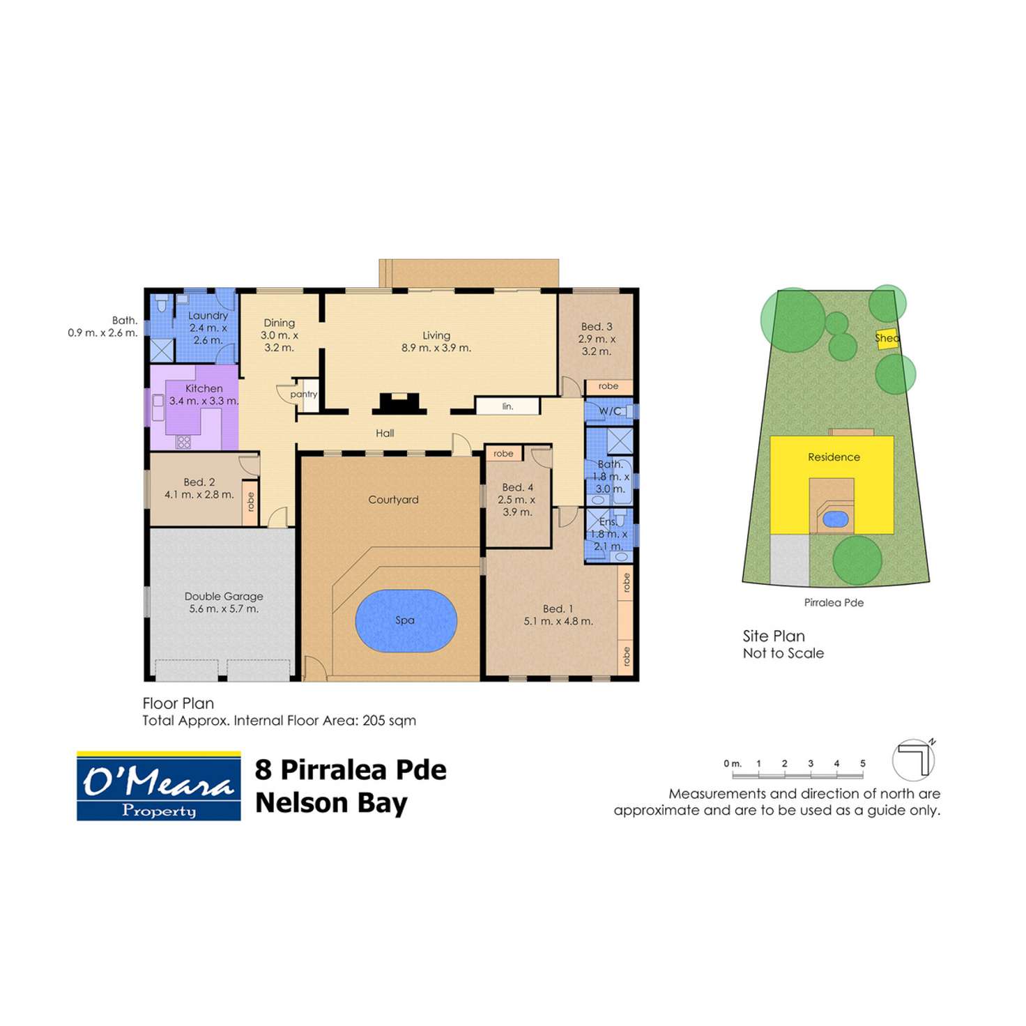 Floorplan of Homely house listing, 8 Pirralea Parade, Nelson Bay NSW 2315