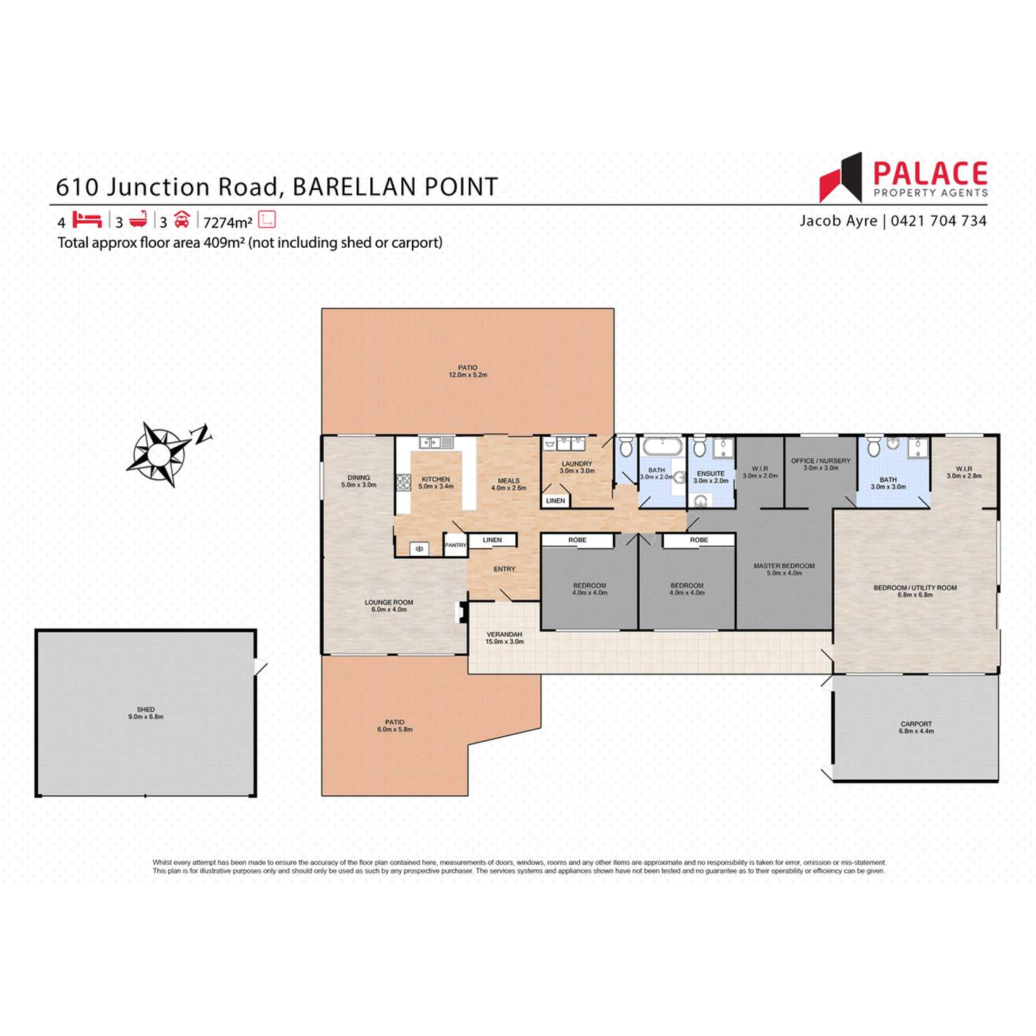 Floorplan of Homely house listing, 610 Junction Road, Barellan Point QLD 4306