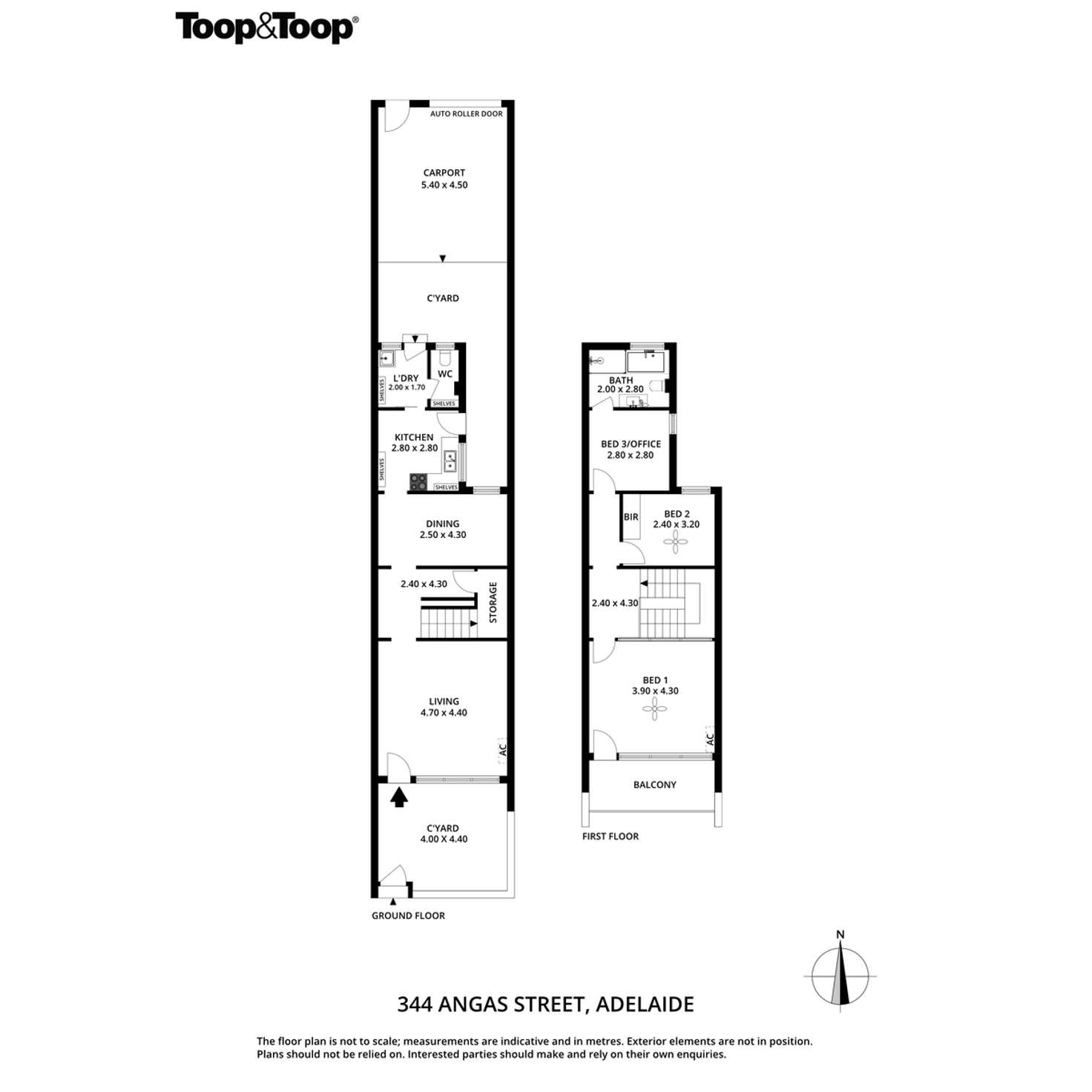 Floorplan of Homely house listing, 344 Angas Street, Adelaide SA 5000