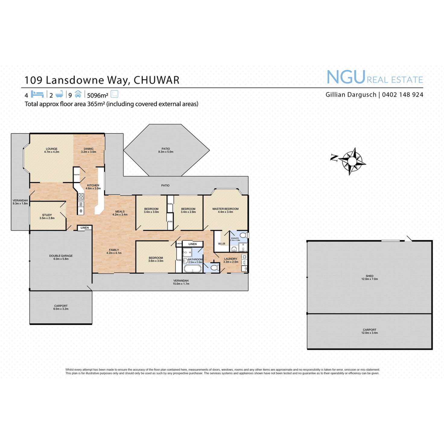 Floorplan of Homely house listing, 109 Lansdowne Way, Chuwar QLD 4306