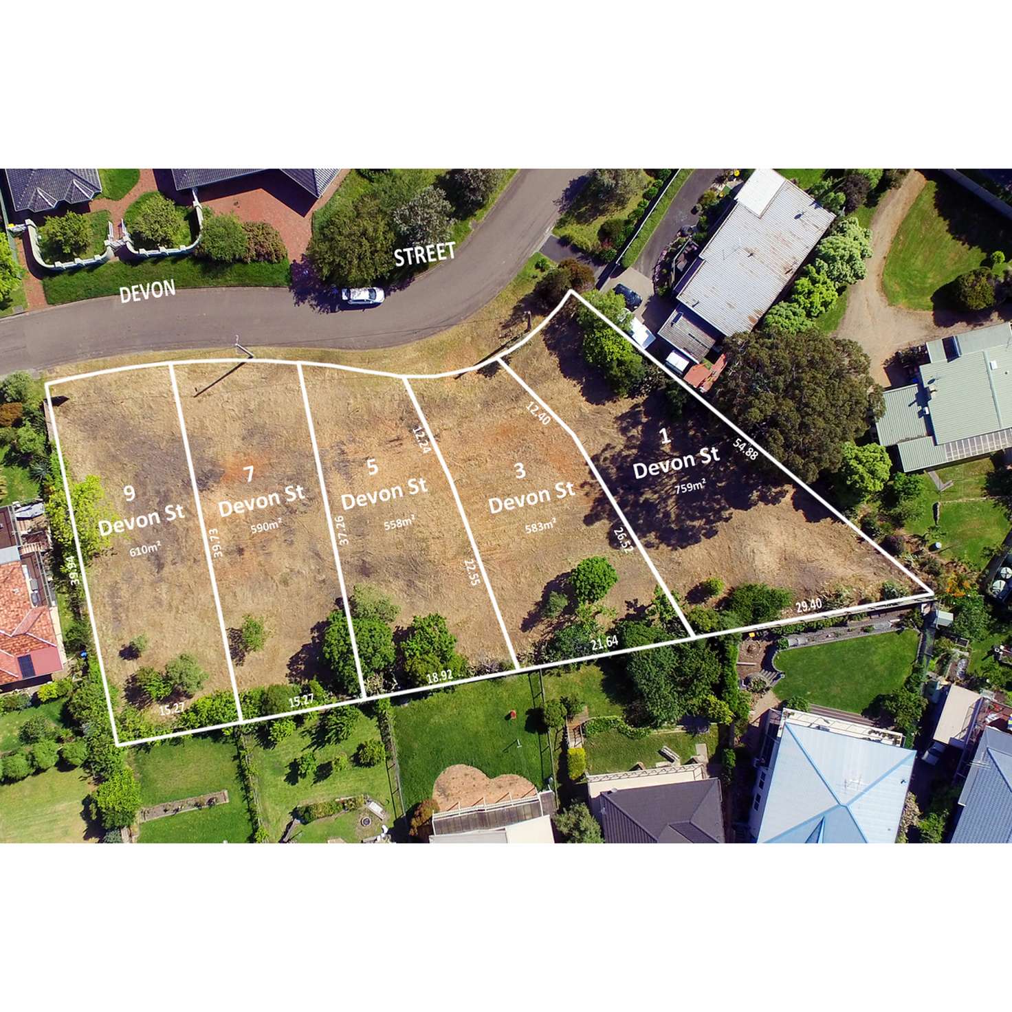 Floorplan of Homely residentialLand listing, 3 Devon Street, Dromana VIC 3936