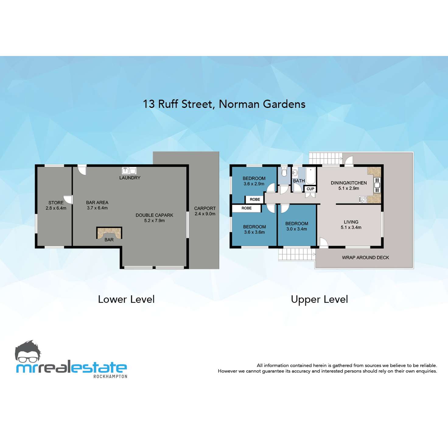 Floorplan of Homely house listing, 13 Ruff Street, Norman Gardens QLD 4701