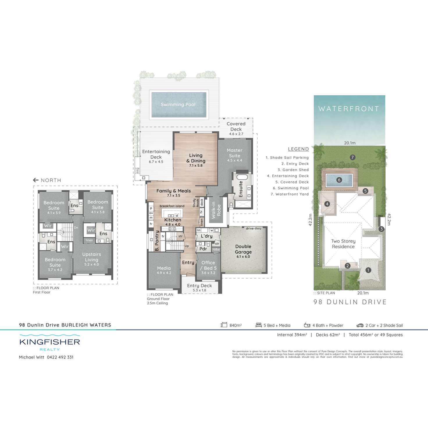 Floorplan of Homely house listing, 98 Dunlin Drive, Burleigh Waters QLD 4220