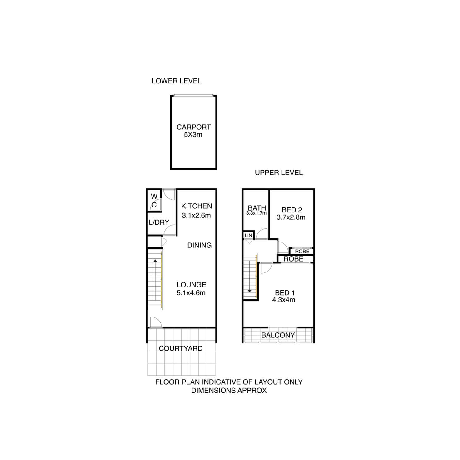 Floorplan of Homely townhouse listing, 77/3 Amie Court, Springwood QLD 4127