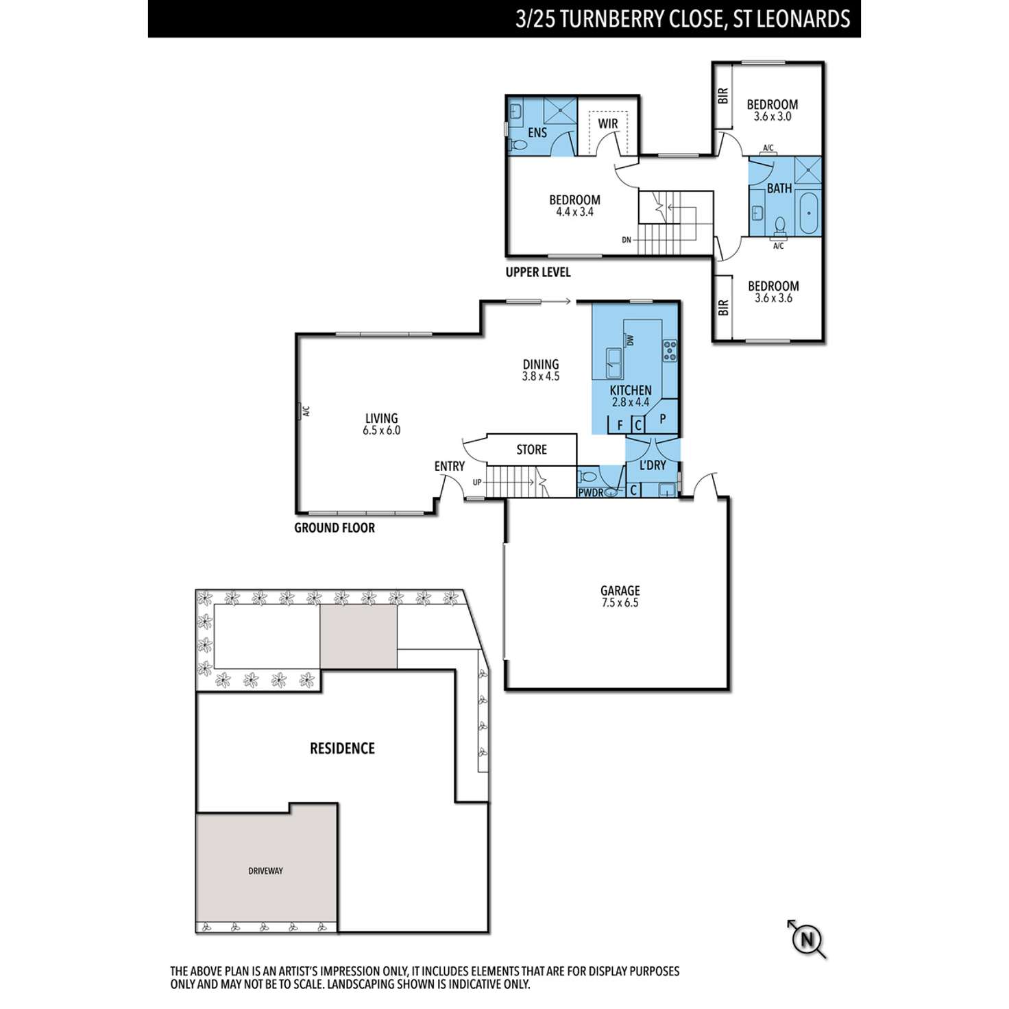 Floorplan of Homely house listing, 3/25 Turnberry Close, St Leonards VIC 3223