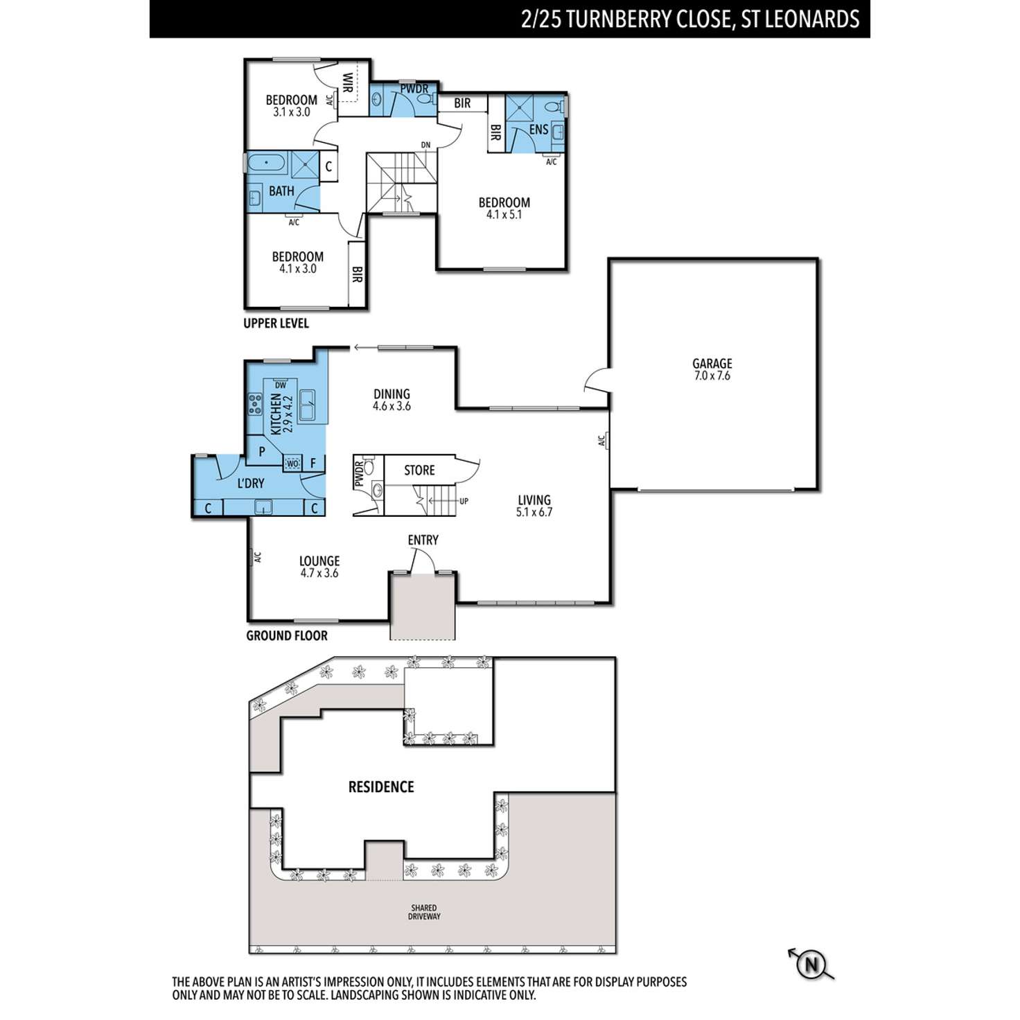 Floorplan of Homely house listing, 2/25 Turnberry Close, St Leonards VIC 3223