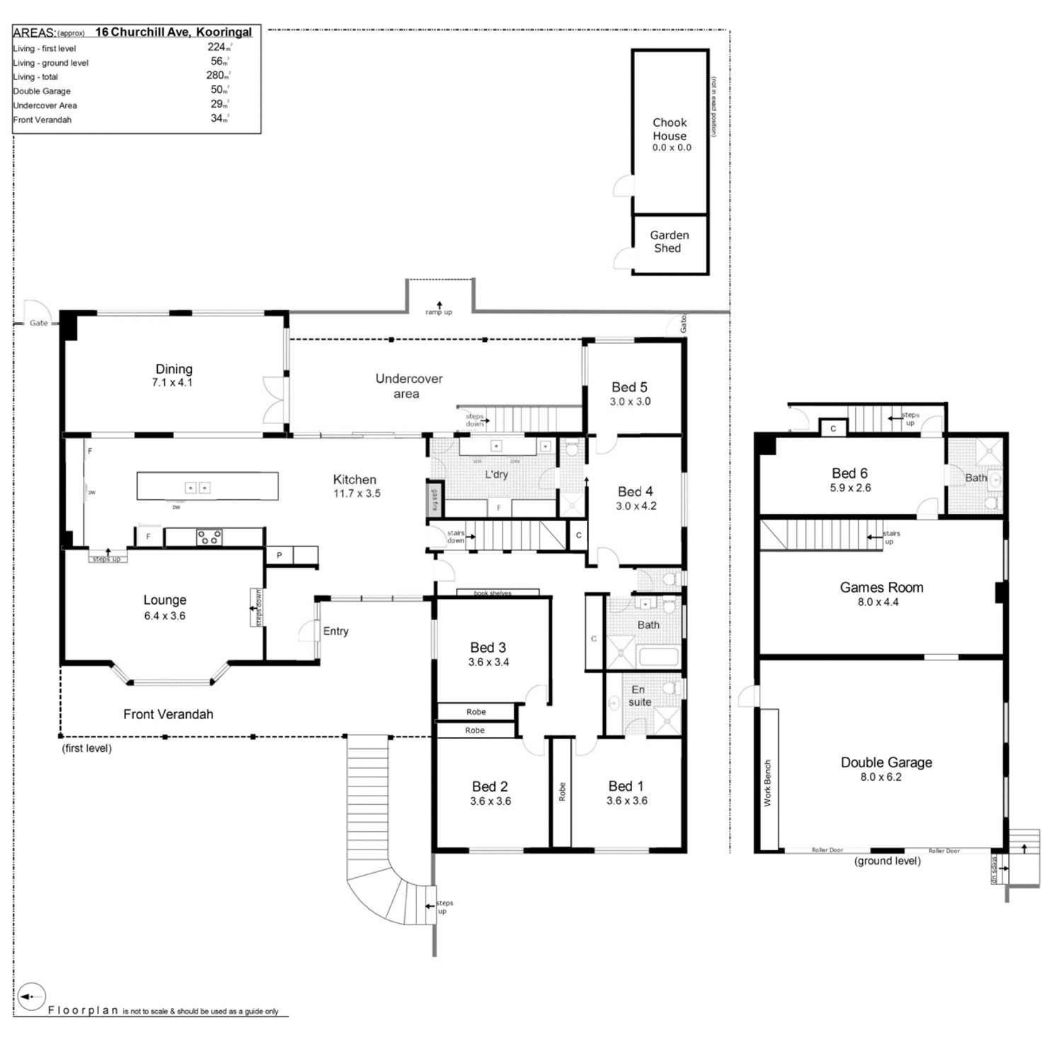 Floorplan of Homely house listing, 16 Churchill Avenue, Kooringal NSW 2650