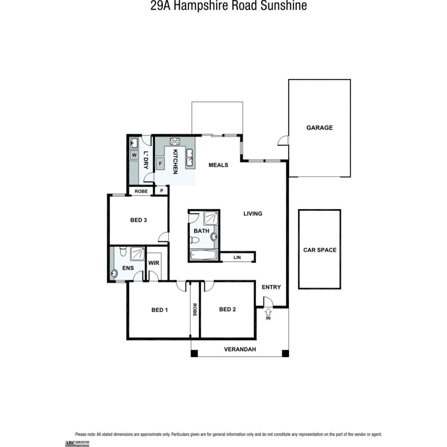 Floorplan of Homely house listing, 29a Hampshire Road, Sunshine VIC 3020